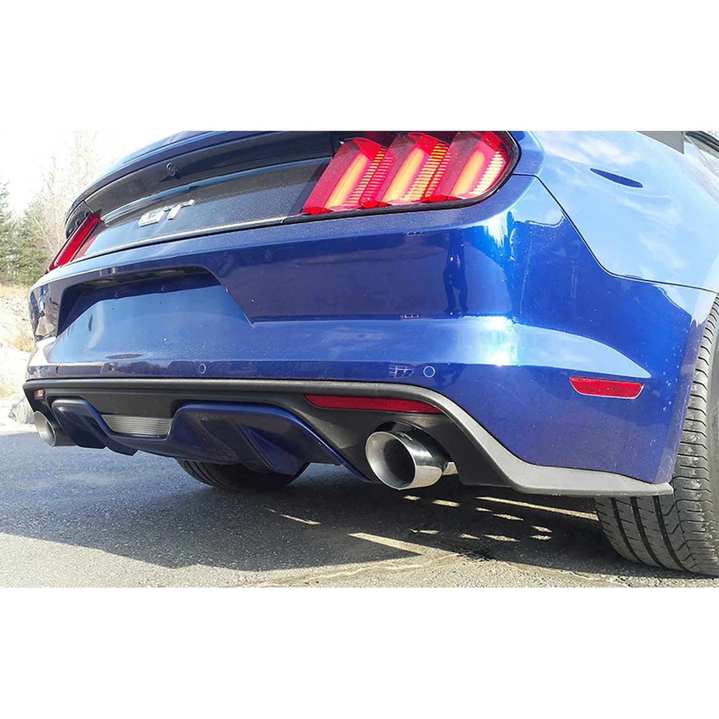 MBRP 2015-2017 Ford Mustang GT 5.0 2-1/2in Axle Back Kit 304 - 4in OD Tips Included