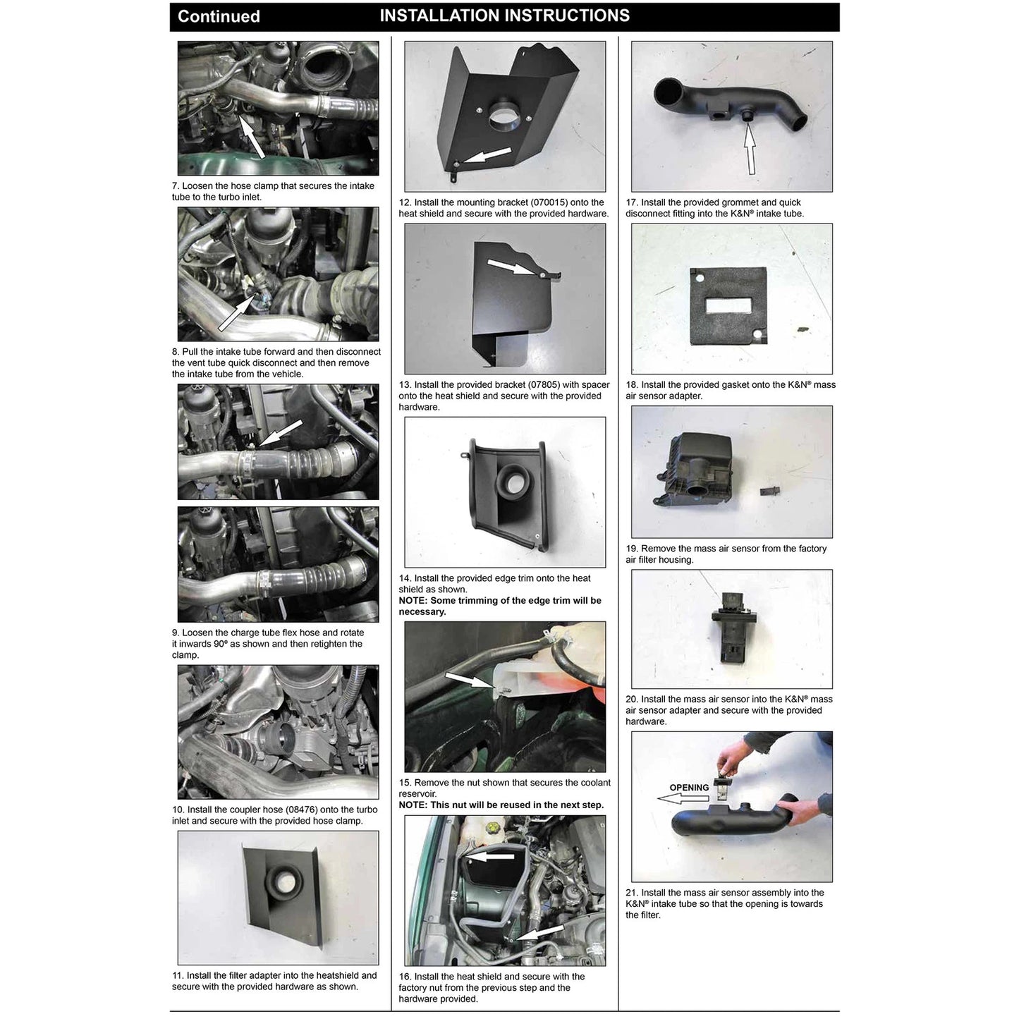 K&N 16-19 Chevrolet Colorado L4-2.8L DSL Performance Intake Kit