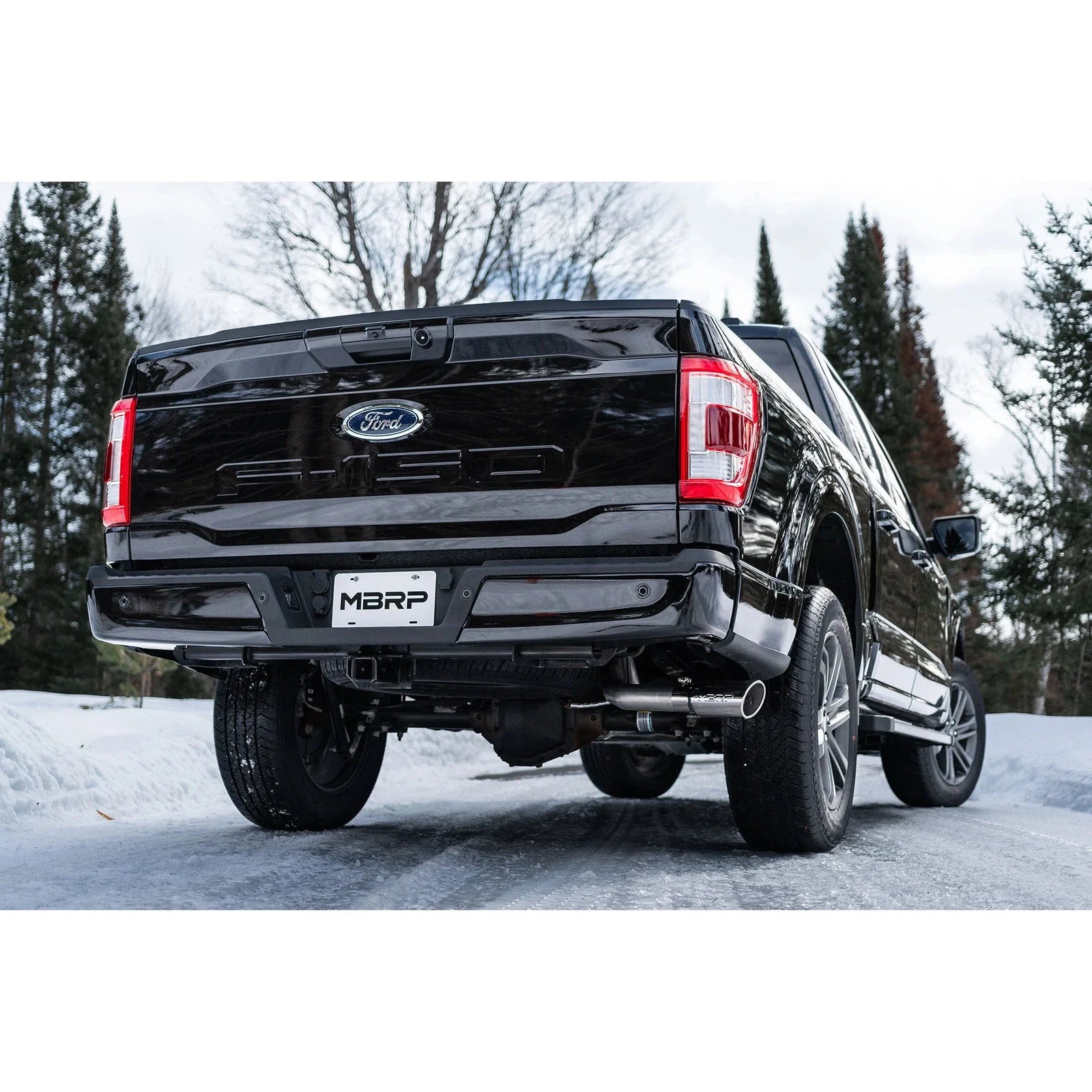 MBRP 2021+ Ford F-150 2.7L/ 3.5L Ecoboost 5.0L Single Side 3in Aluminized Steel Catback Exhaust