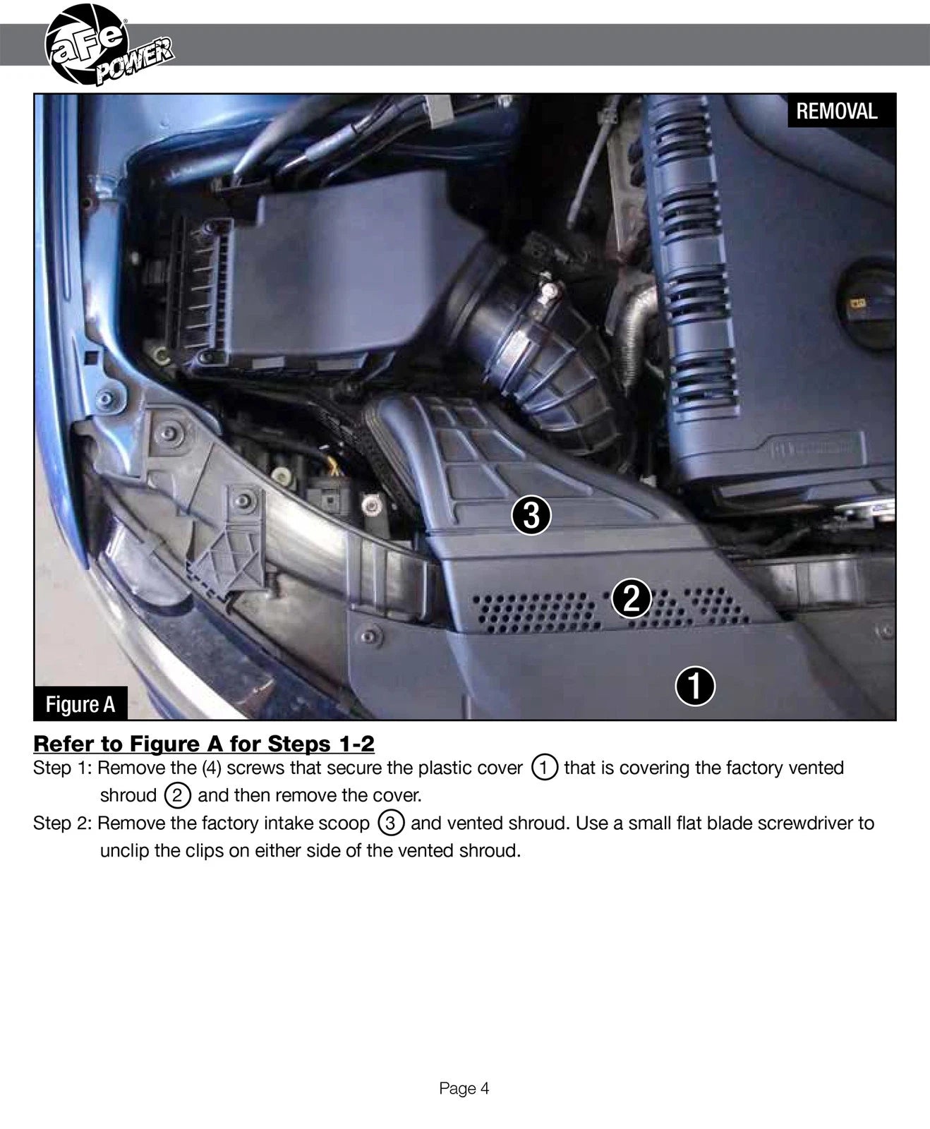 aFe Momentum GT Intakes Stage-2 P5R AIS 9-16 Audi A4 (B8) L4-2.0L