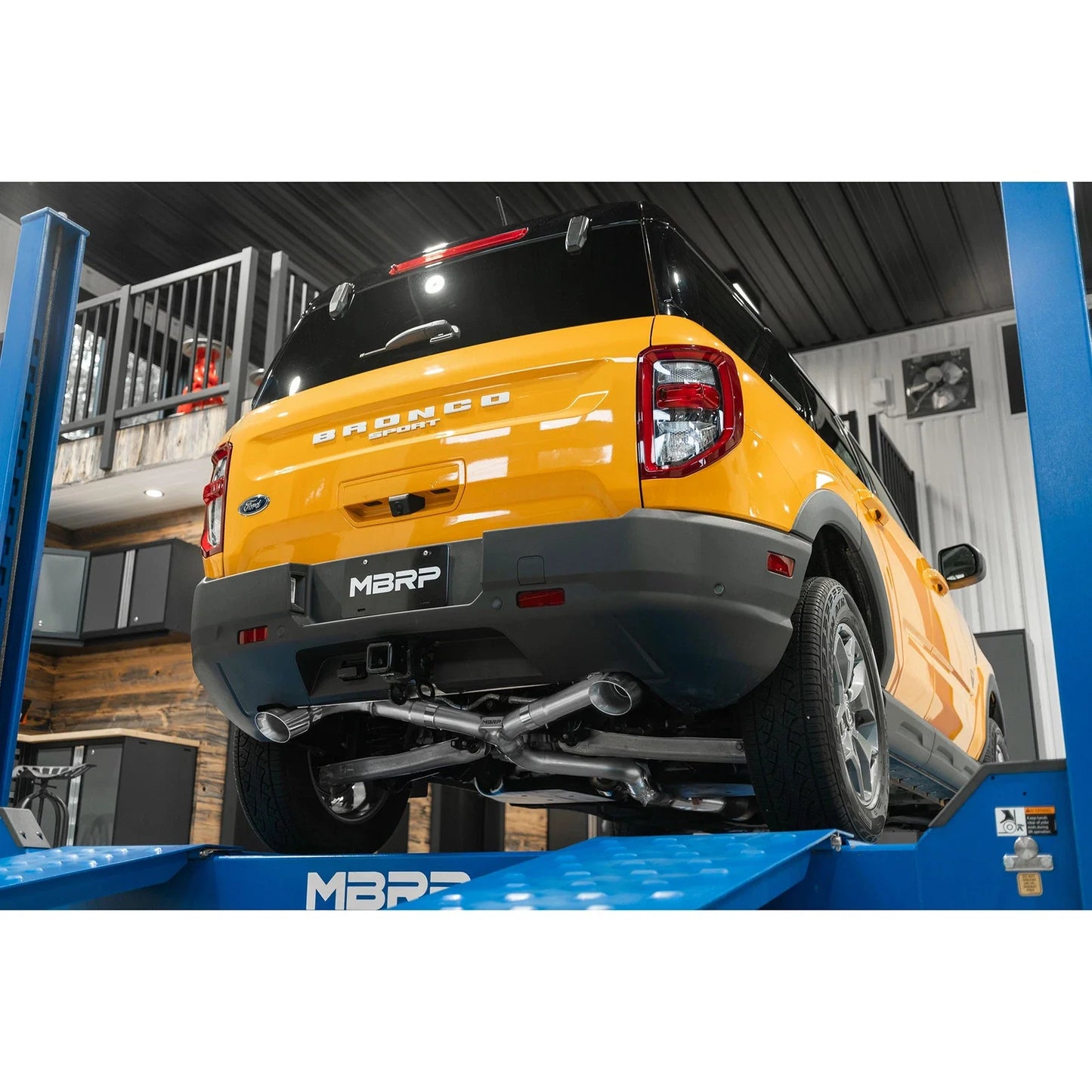 MBRP 2021+ Ford Bronco Sport (1.5L / 2.0L EcoBoost) 2.5in Res-Back Exhaust - Dual Rear - Alum. Steel
