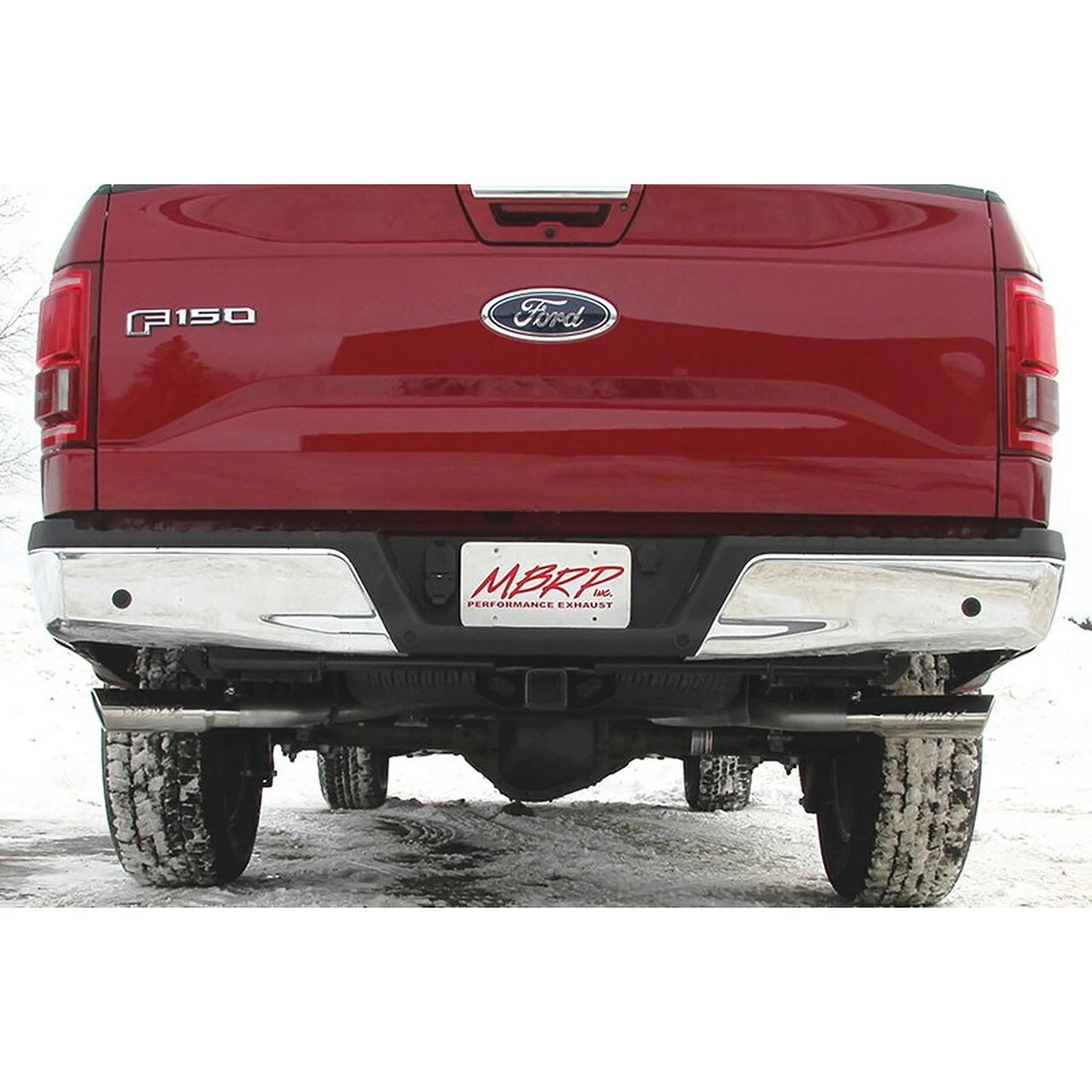 MBRP 2015 Ford F-150 5.0L 3in Cat Back Dual Split Side Exit AL Exhaust System