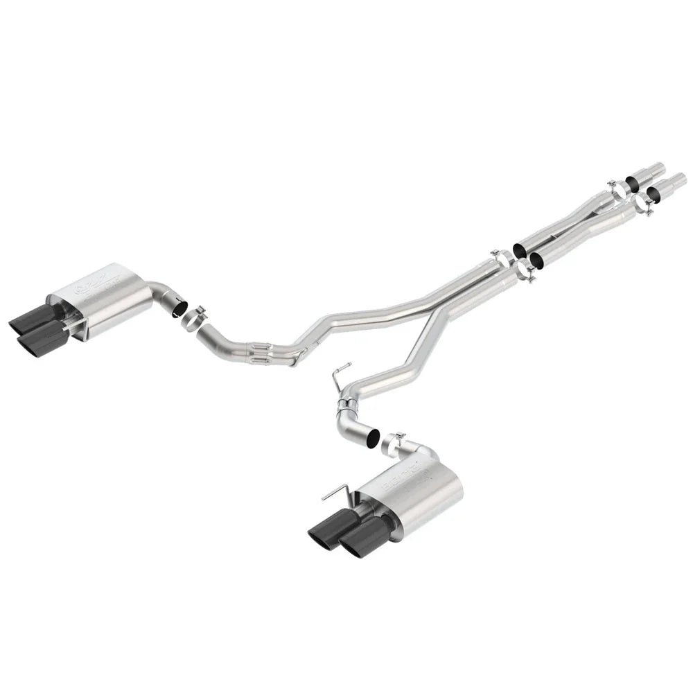 Borla 2018 Ford Mustang GT 5.0L AT/MT (w/o Valves) ATAK 3in Cat-Back Exhaust w/Polished Tips