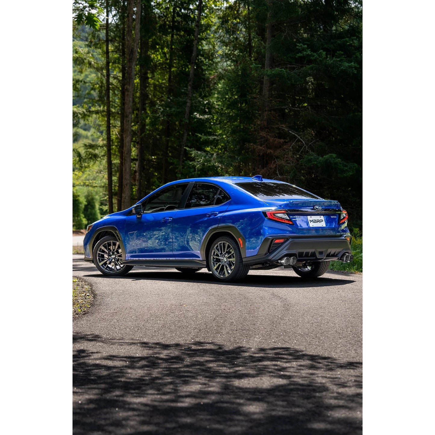 MBRP 2022+ Subaru WRX 3in Cat-Back Dual Split Rear Quad Tips Race Profile Exhaust