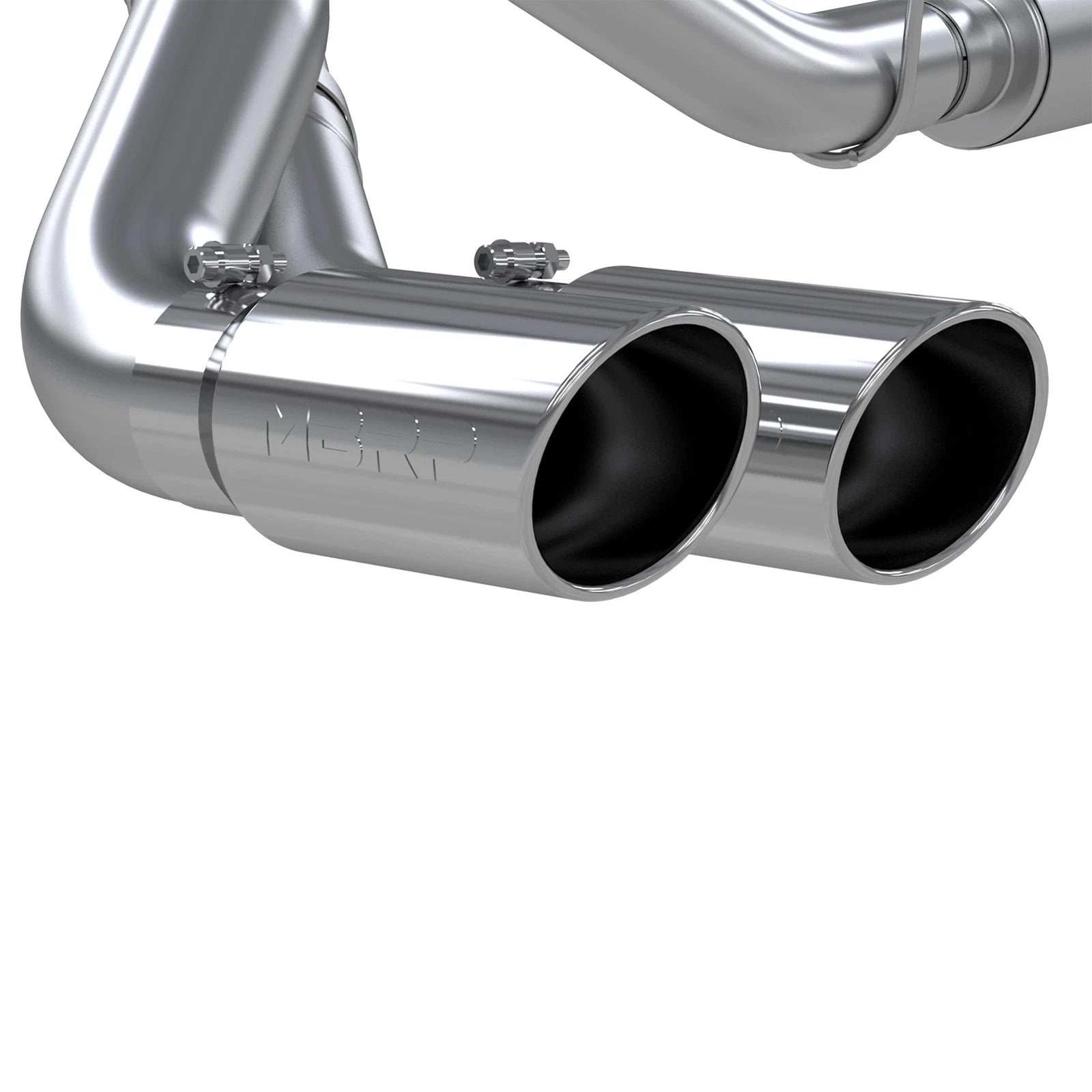 MBRP 14-16 Ram 2500/3500 6.4L 4in AL Single Side Dual Outlet Cat Back Exhaust