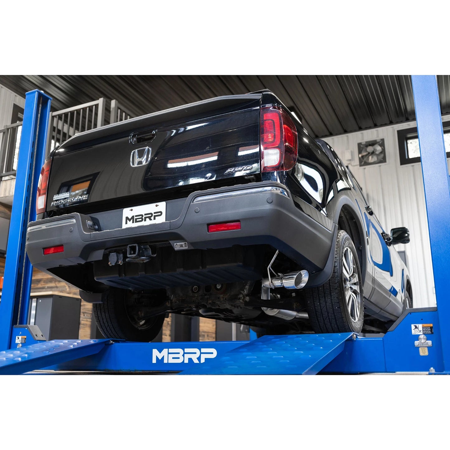 MBRP 17-20 Honda Ridgeline 3.6L Aluminized Steel 2.5in. Cat-Back Exhaust - Single Side