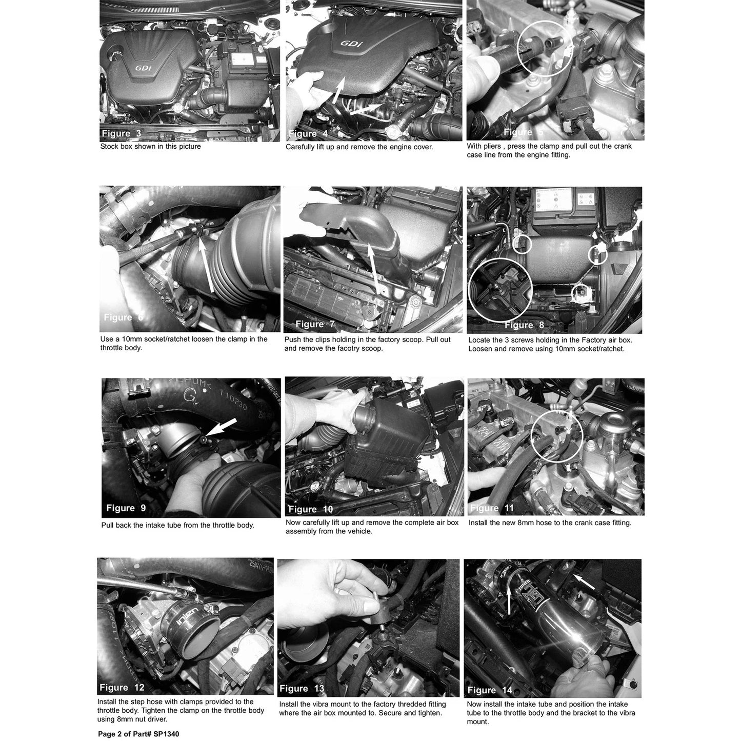 Injen 12 Hyundai Veloster 1.6L 4cyl Polished Cold Air Intake
