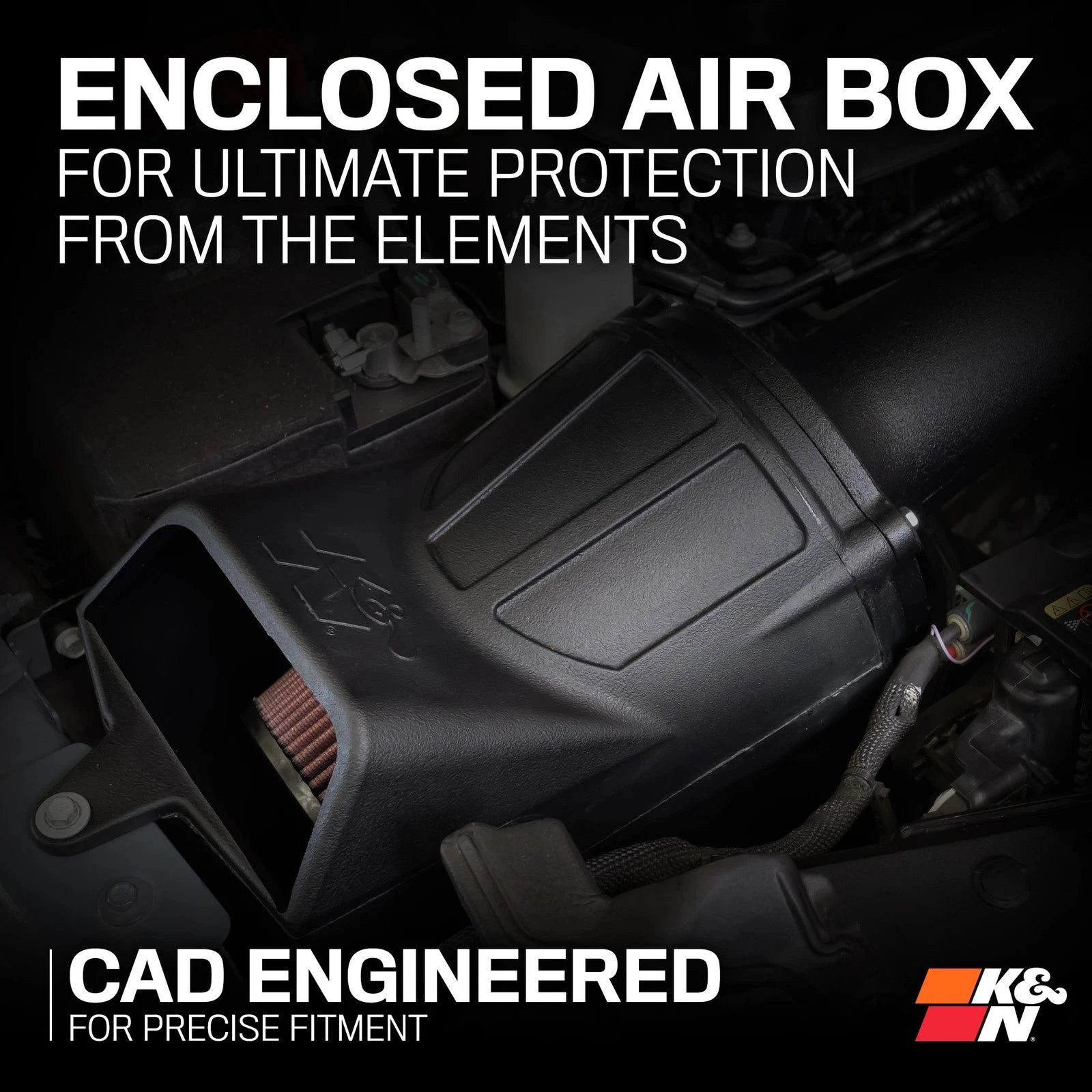 K&N 2024 Jeep Wrangler 4xE 63 Series Air Intake
