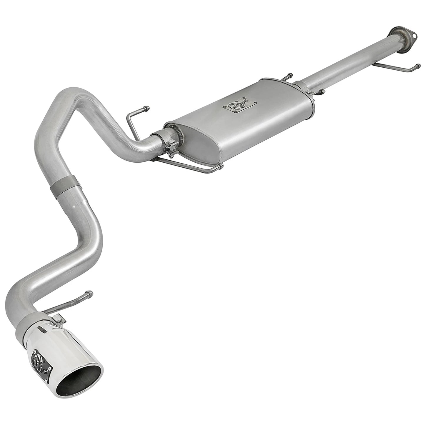 aFe Scorpion 2-1/2in Alum Steel Cat-Back Exhaust w/ Polished Tips 07-17 Toyota FJ Cruiser V6 4.0L