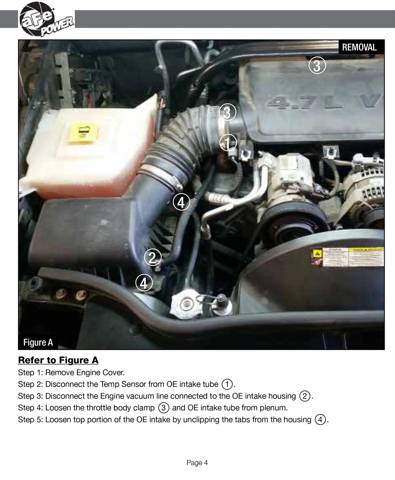 aFe MagnumFORCE Intake System Stage-2 PRO 5R 06-09 Jeep Commander (XK) V8 4.7L