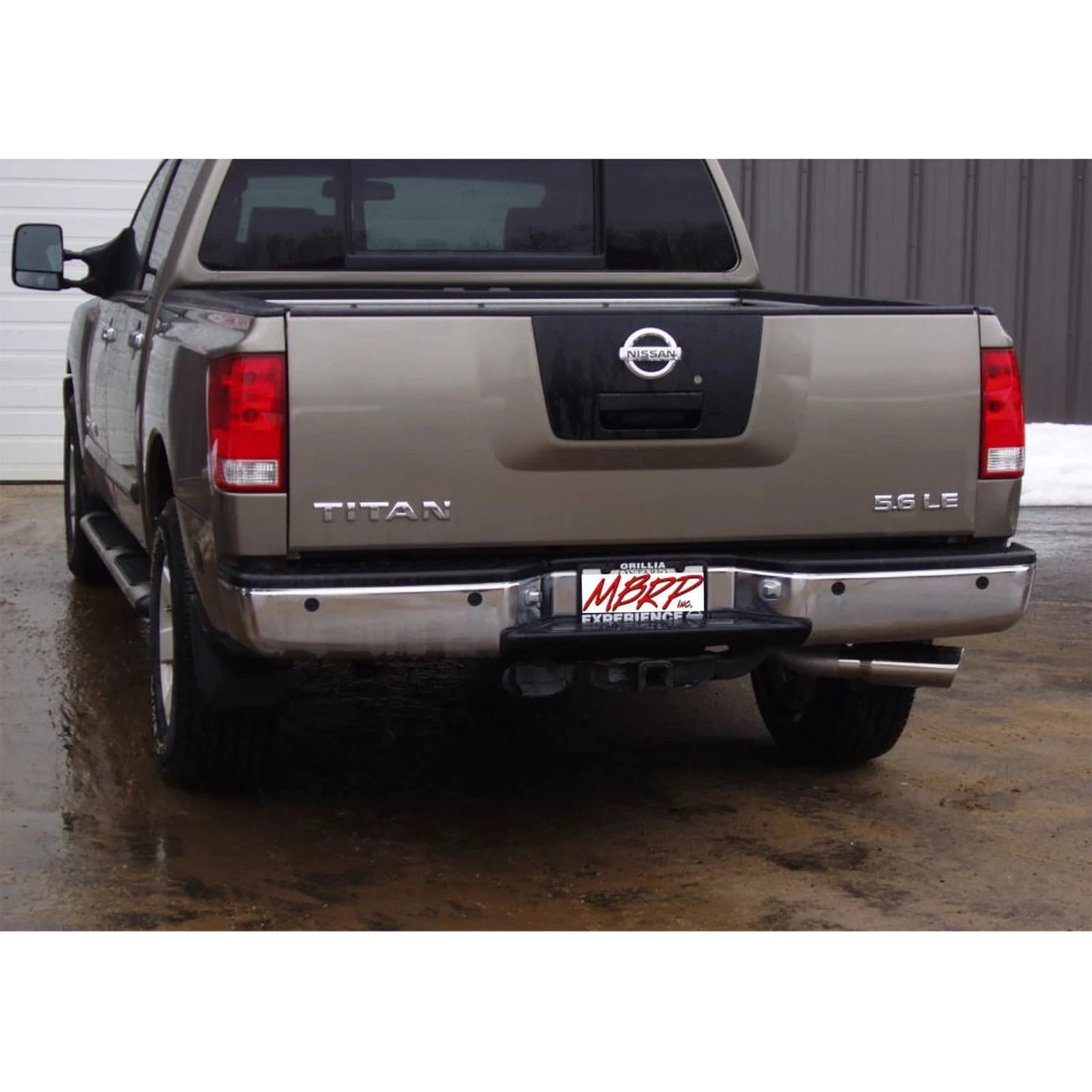 MBRP 2004-2006 Nissan Titan 5.6L EC/CC Cat Back Single Side