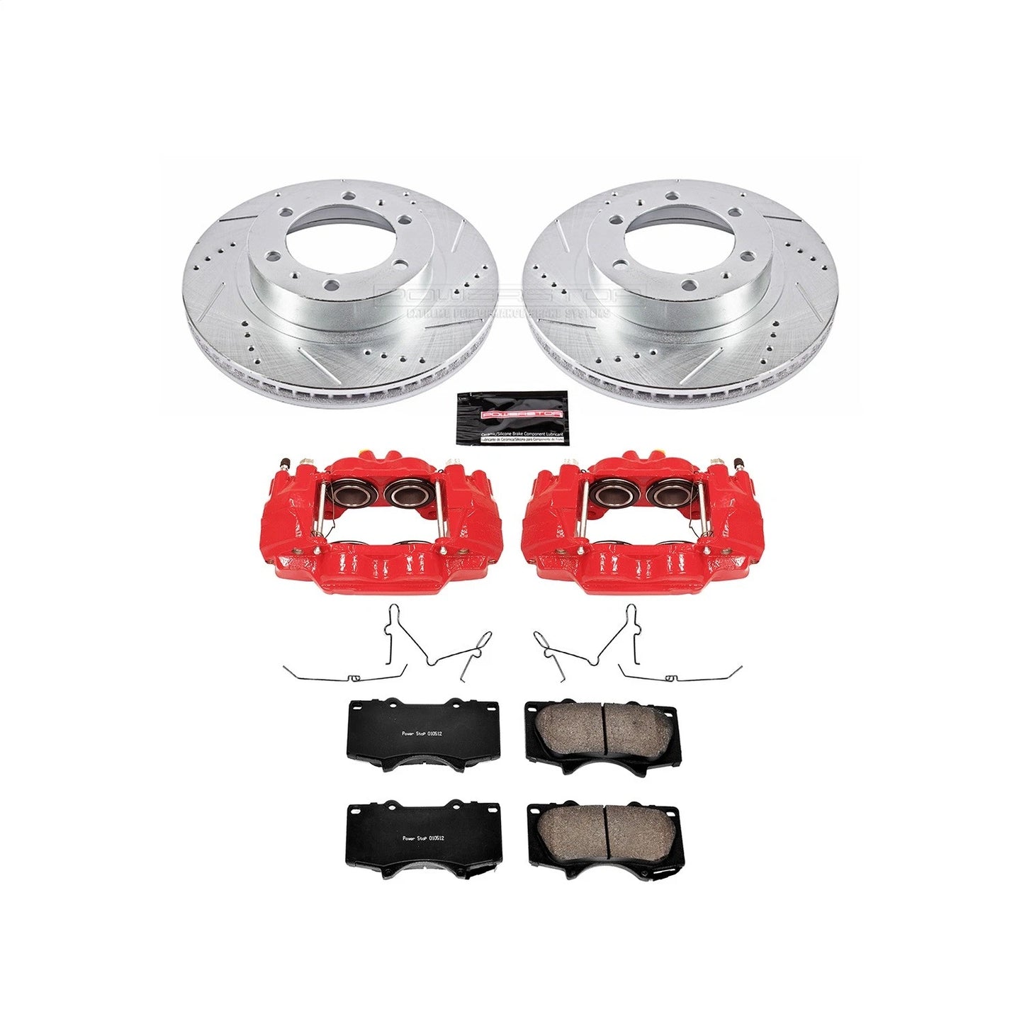 Power Stop 03-09 Toyota 4Runner Front Z23 Evolution Sport Brake Kit w/Calipers