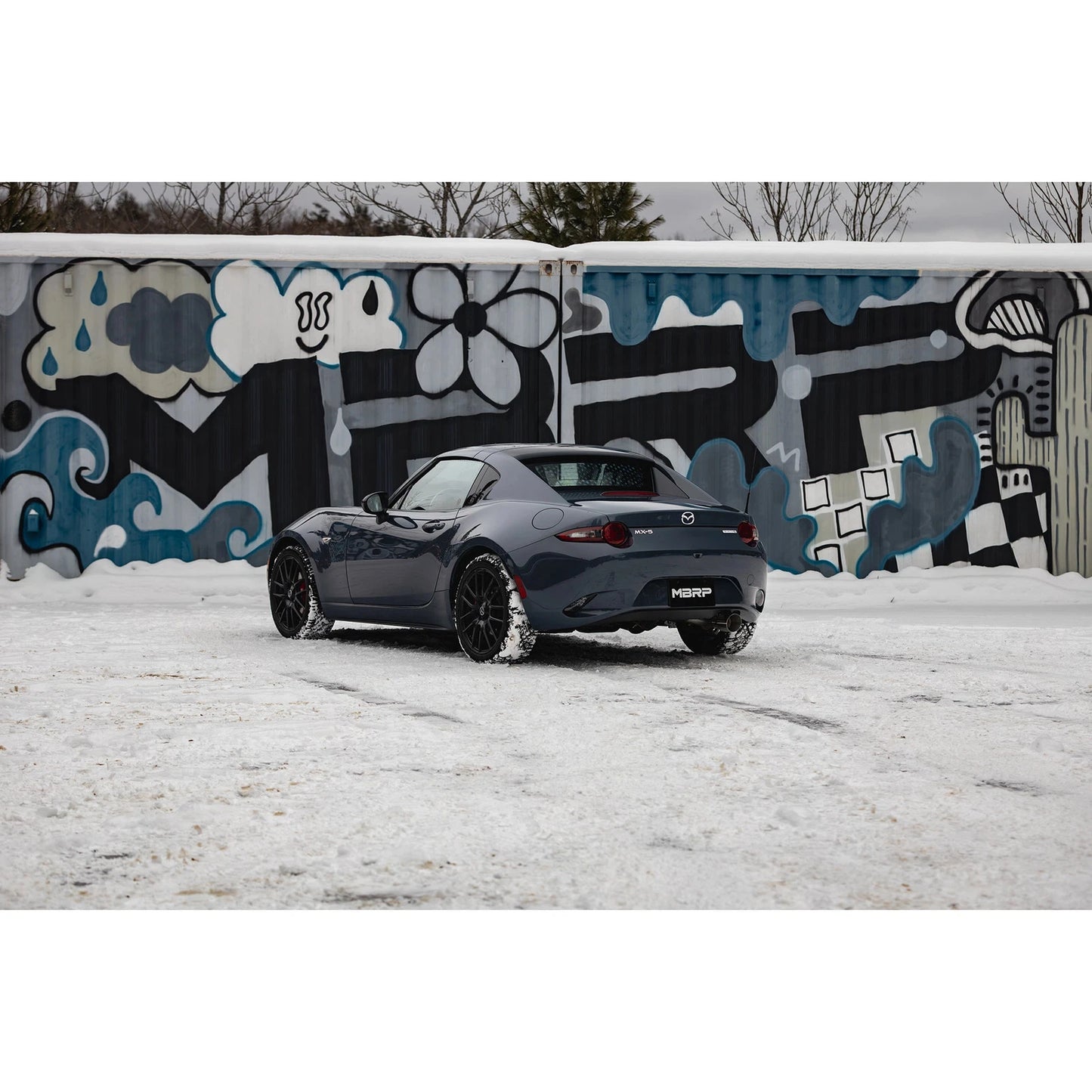 MBRP 16+ Mazda MX-5 Miata Single Rear Exit 2.5in Axle Back Exhaust AL