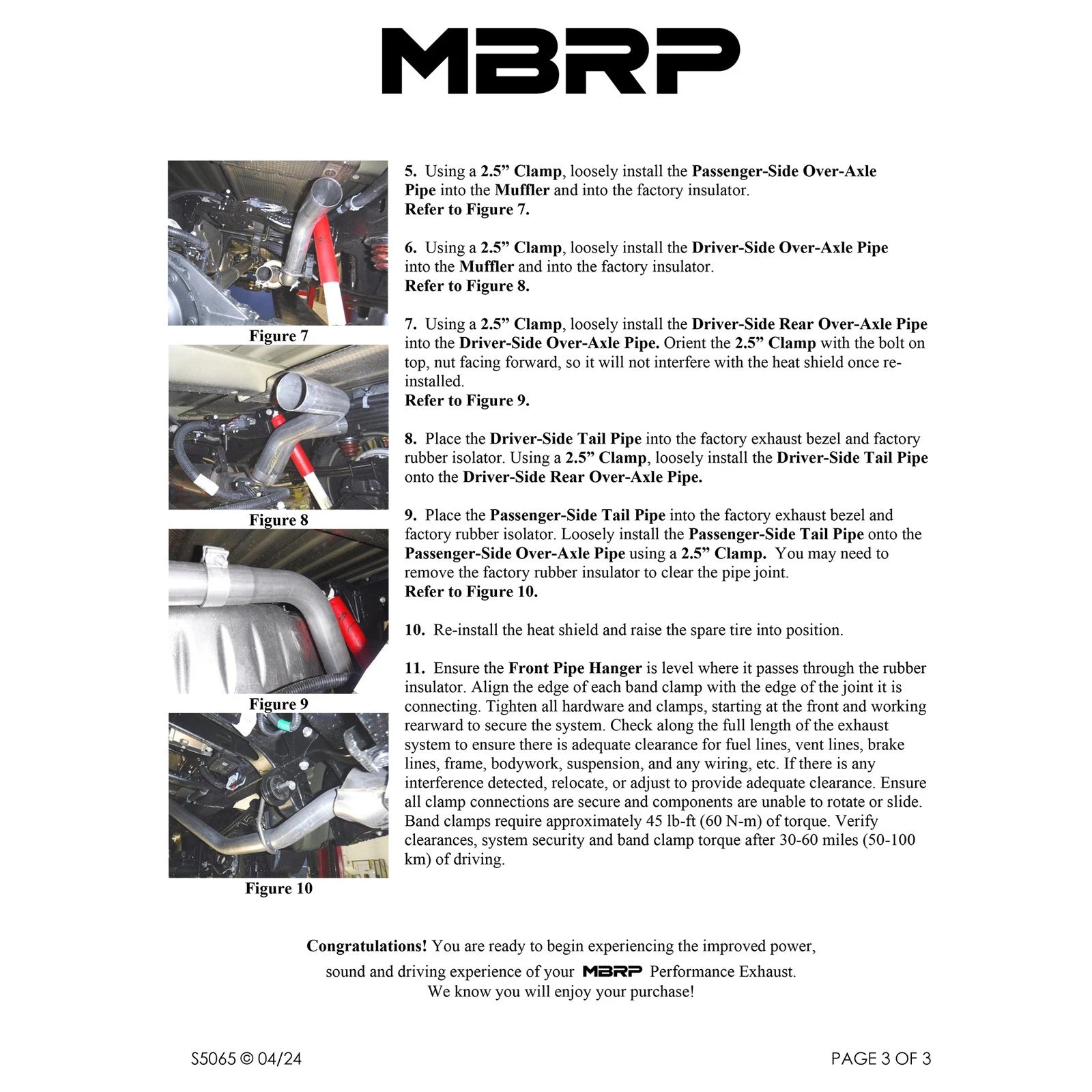 MBRP 19-Up Chevy Silverado 1500 6.2L 2.5in Catback Dual Rear Exit T304 SS