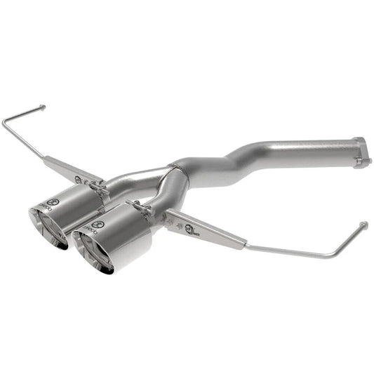 aFe Takeda 3in-2.5in 304 SS Axle-Back Exhaust w/Polished Tip 19-20 Hyundai Veloster I4-1.6L(t)