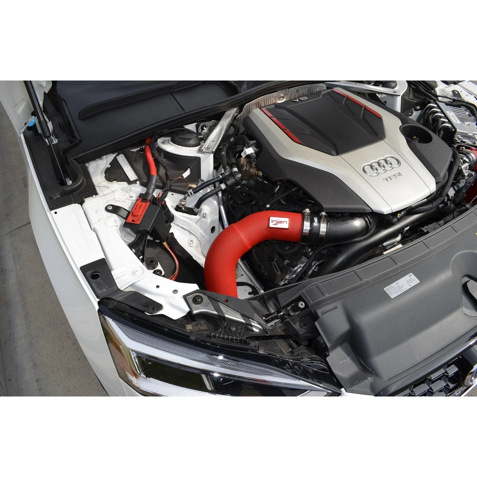 Injen 18-19 Audi S4/S5 (B9) 3.0L Turbo Wrinkle Red Short Ram Intake