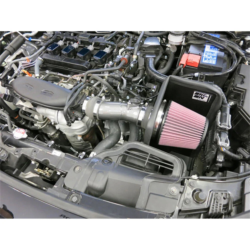 K&N 2022 Honda Civic 1.5L Turbo L4 Silver Typhoon Intake