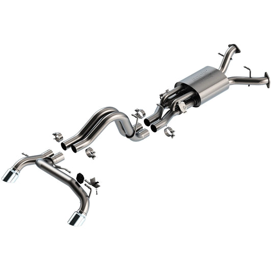Borla 22-24 Ford Bronco Raptor V6 Turbo AT 2WD / 4WD ATAK Catback Exhaust w/ 4in Chrome Tips
