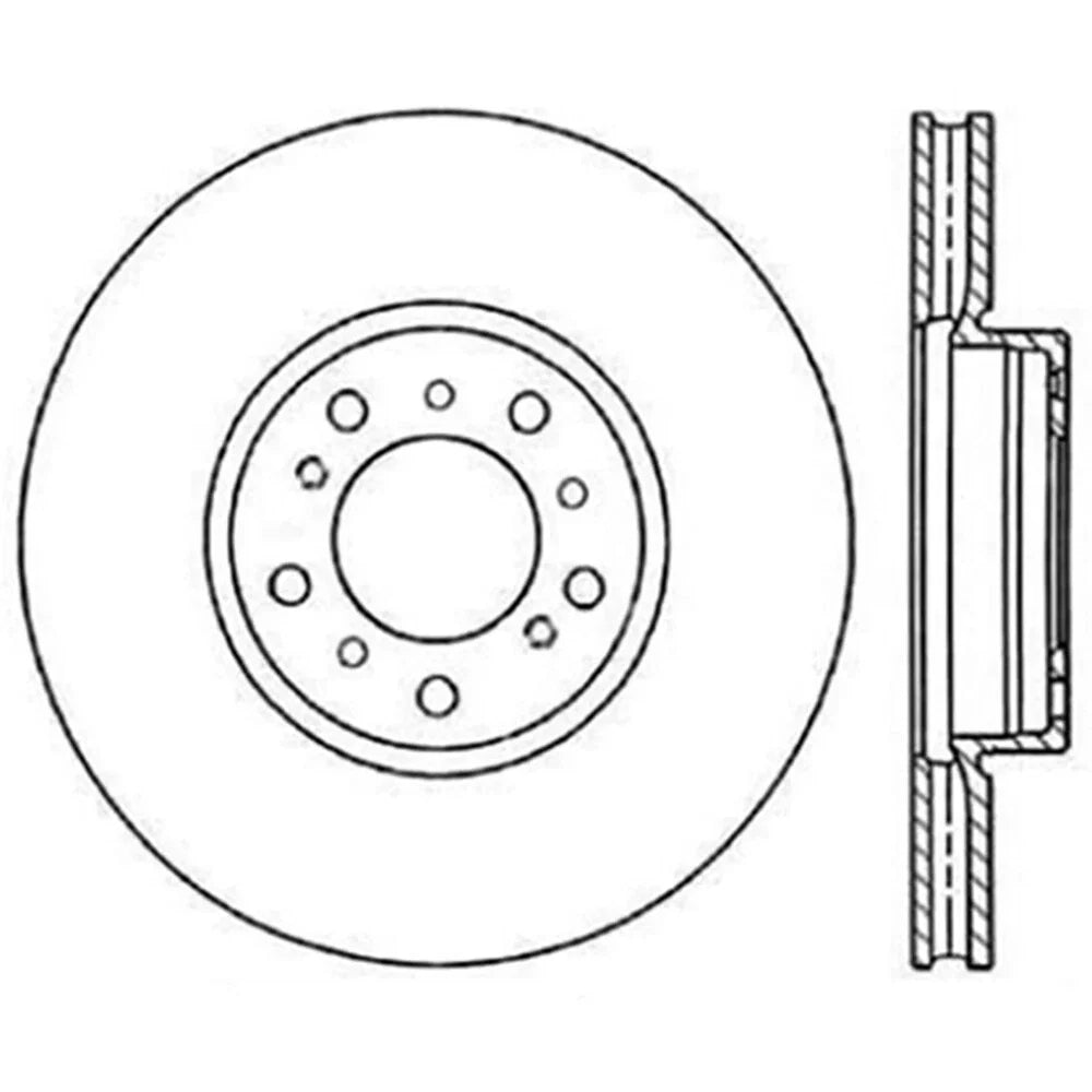 StopTech Slotted & Drilled Sport Brake Rotor