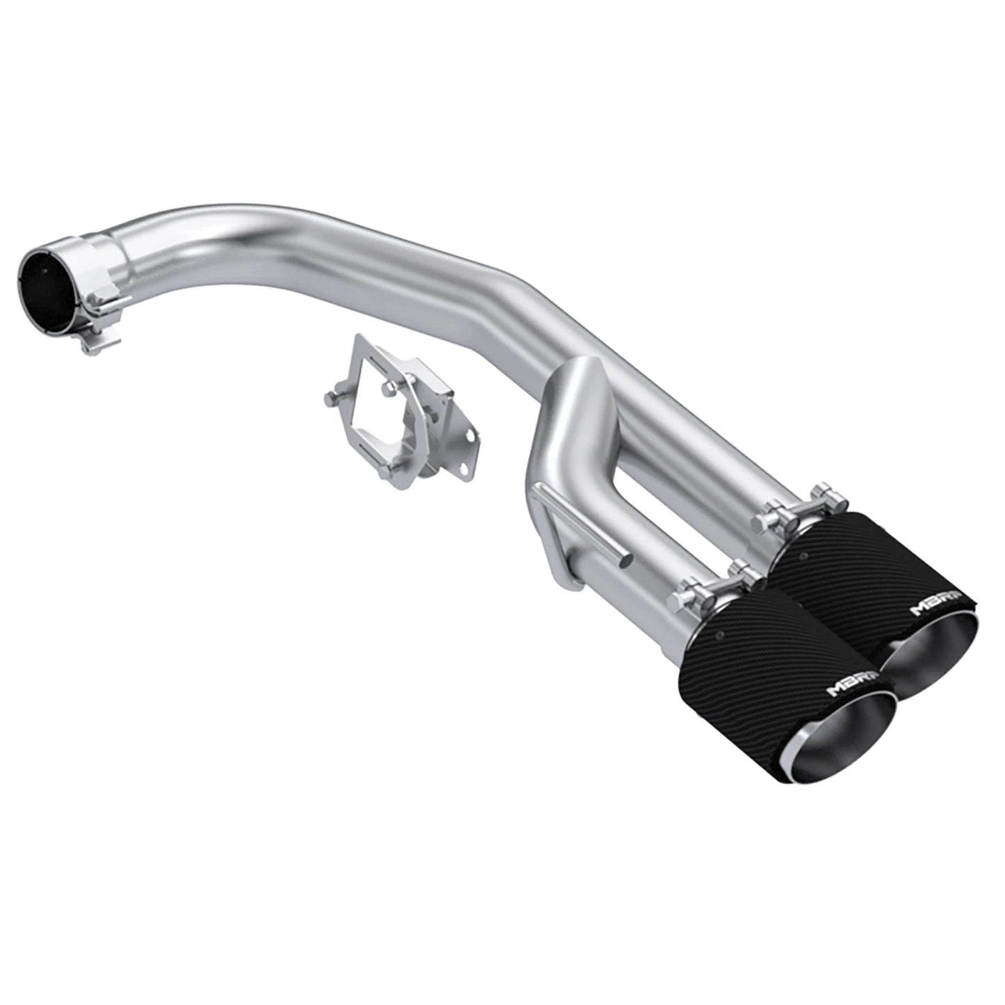 MBRP 24-25 Ford Mustang GT 5.0L T304 SS 2.5in Axle-Back Dual Rear w/ Quad Carbon Fiber Tips