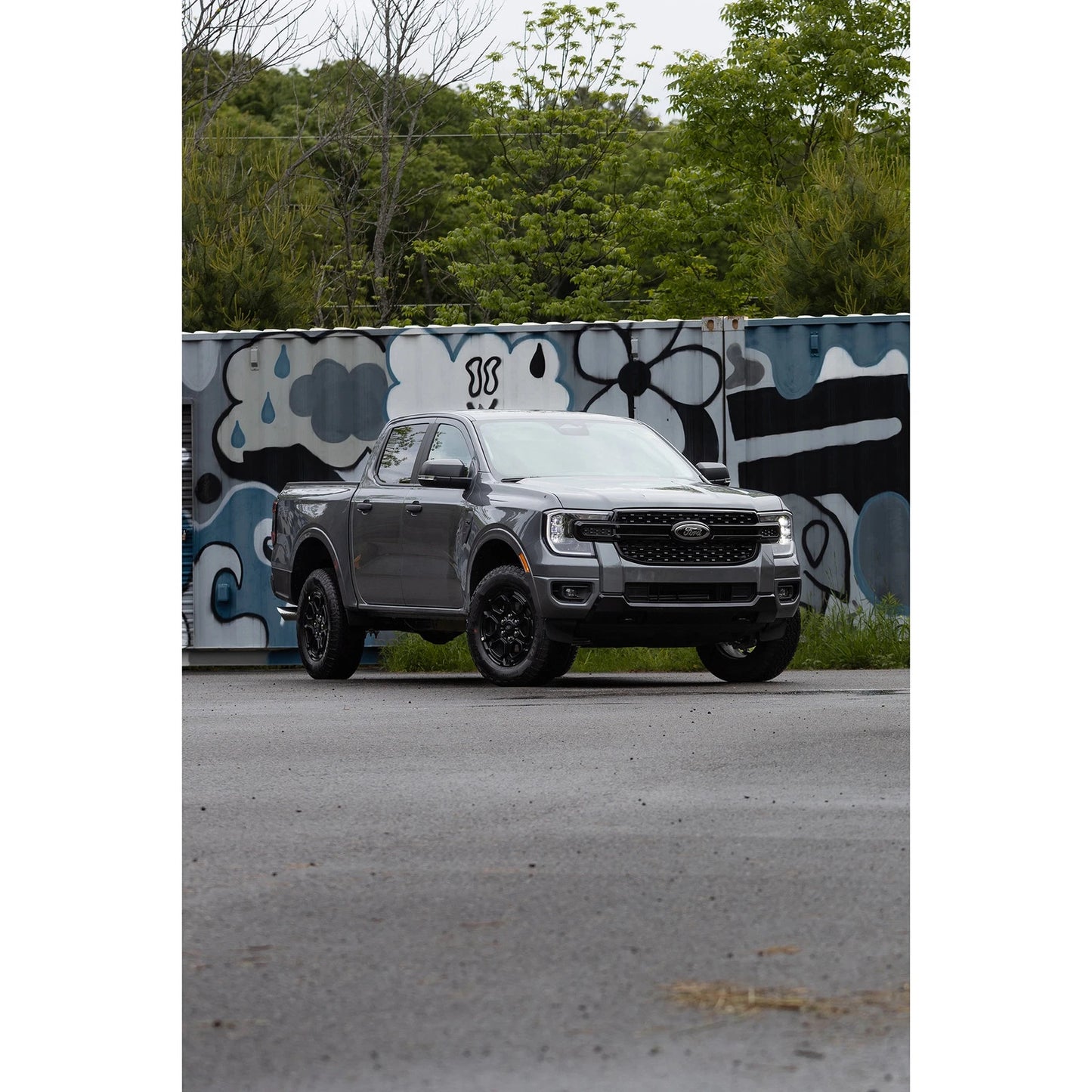 MBRP 2024+ Ford Ranger 2.7L 2.5 into 3in Single Side Exit Cat Back - T304