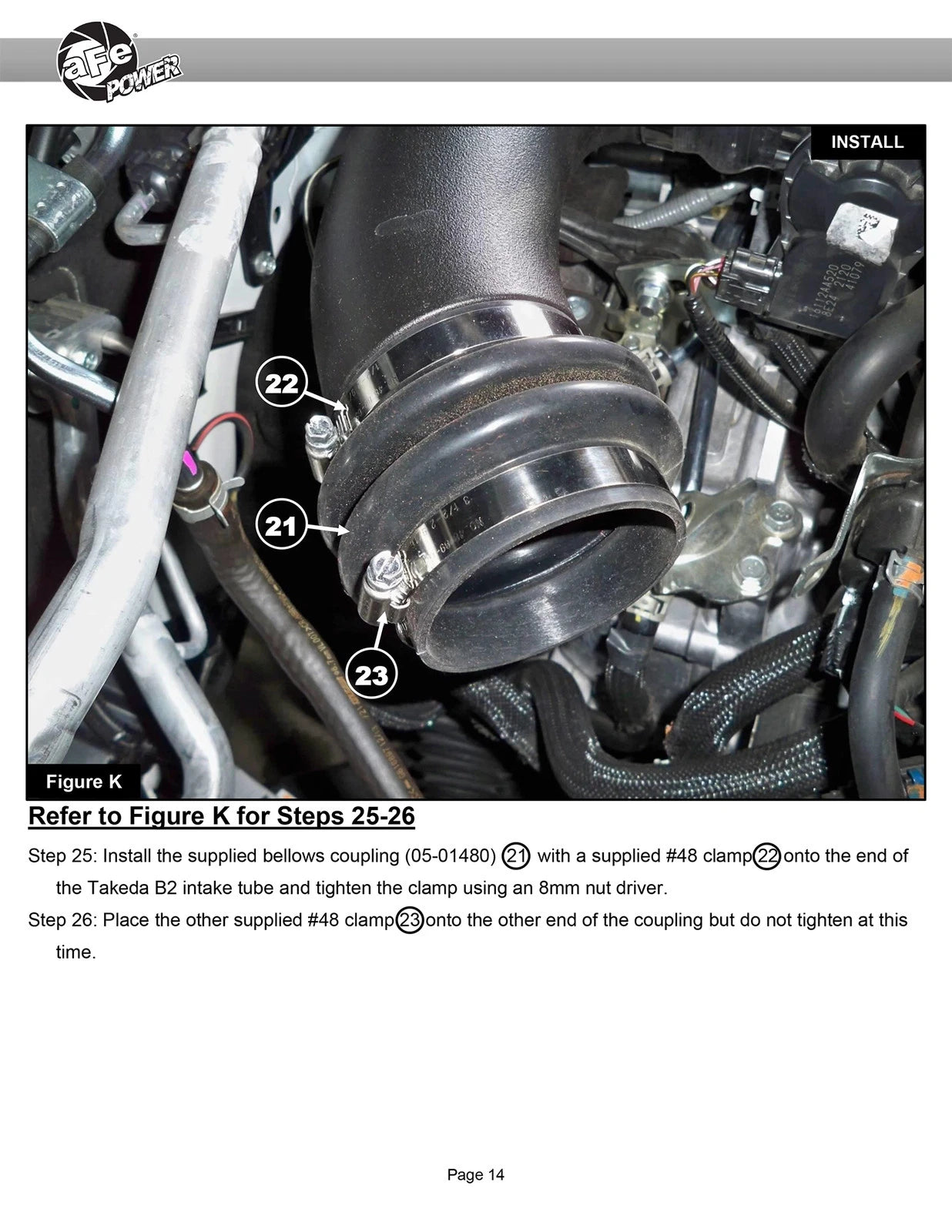 aFe Takeda Momentum Pro 5R Cold Air Intake System 20-22 Subaru Outback H4-2.5L