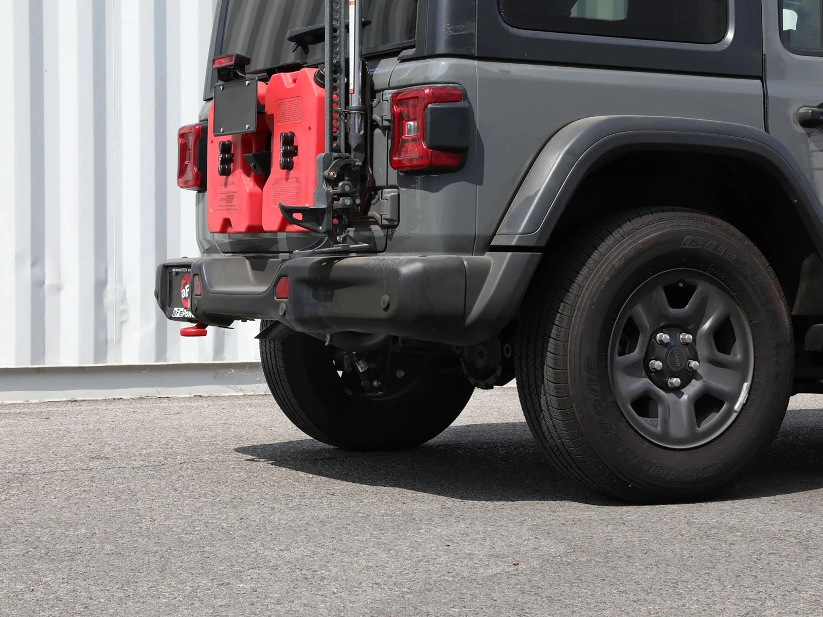 aFe MACH Force-Xp Axle-Back Exhaust System w/No Tip 18-20 Jeep Wrangler L4-2.0T / V6-3.6L