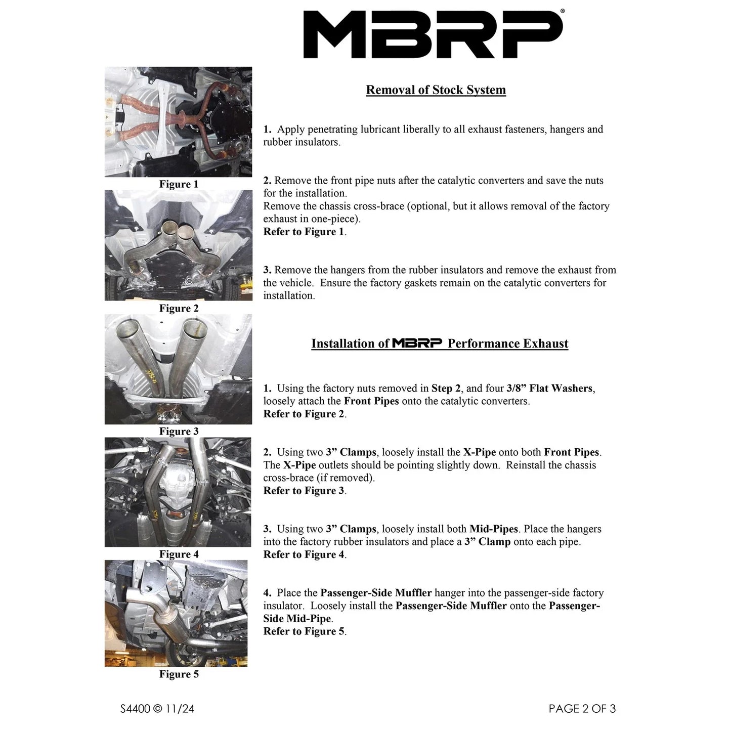MBRP 16-22 Infiniti Q50 3.0L FWD/AWD 3in Cat Back w/ 4.5in OD Tips - T304
