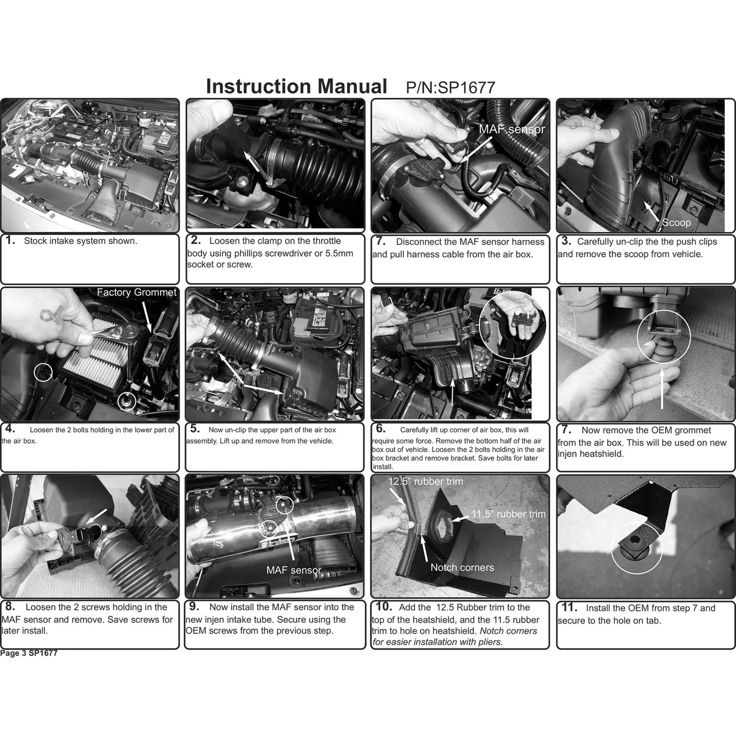 Injen 18-20 Honda Accord L4-1.5L Turbo SP Short Ram Intake System