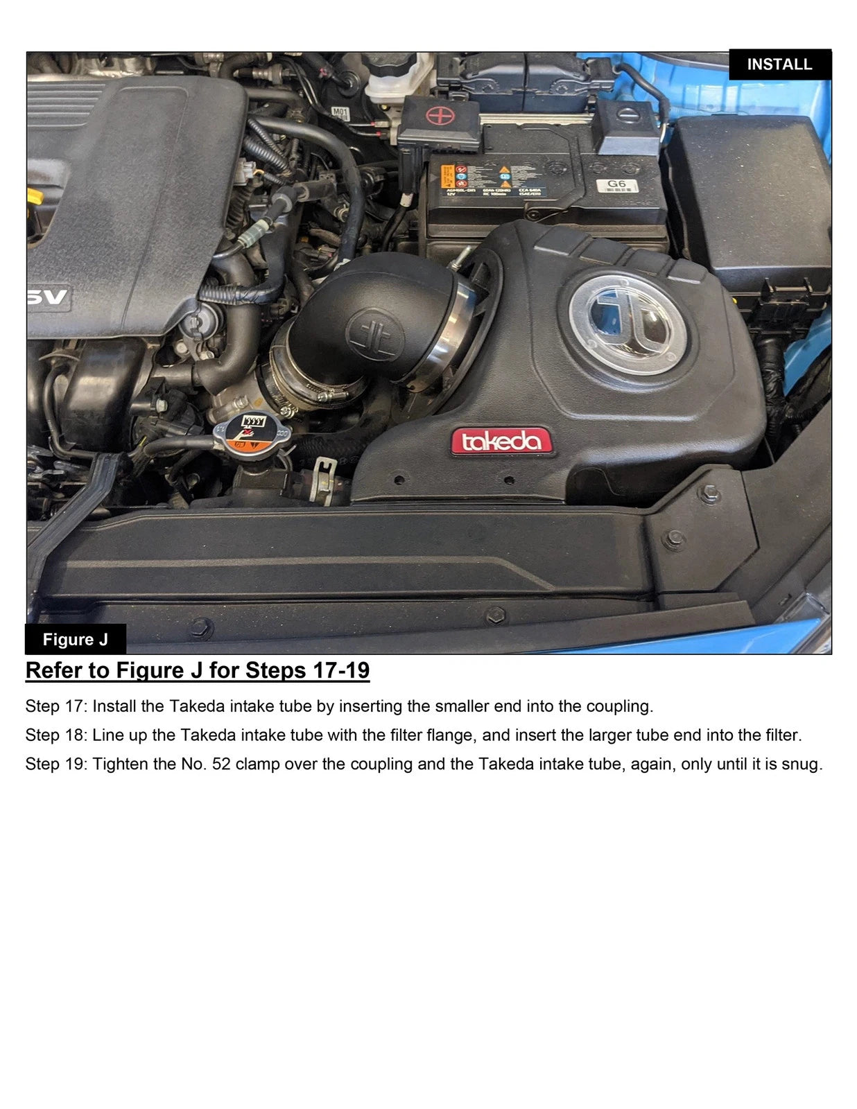 aFe 18-21 Hyundai Kona L4 2.0L Takeda Momentum Cold Air Intake System w/ Pro 5R Media