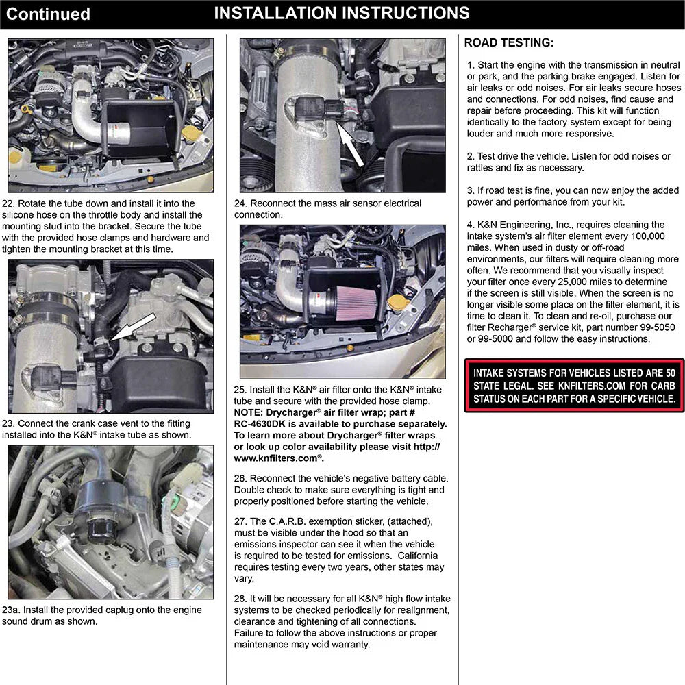 K&N 13 Subaru BRZ 2.0L / 13 Scion FR-S 2.0L Silver 69 Series Typhoon Intake