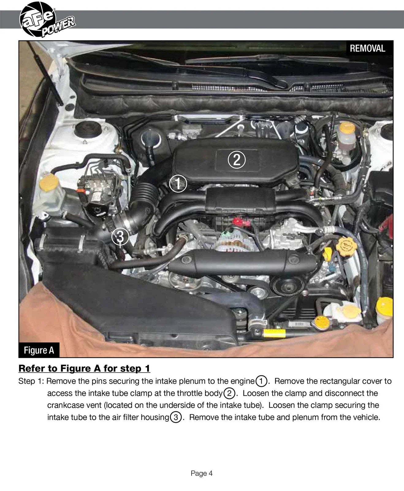 aFe Takeda Intakes Stage-2 PDS AIS PDS Subaru Legacy 10-12 H4-2.5L Non Turbo (pol)