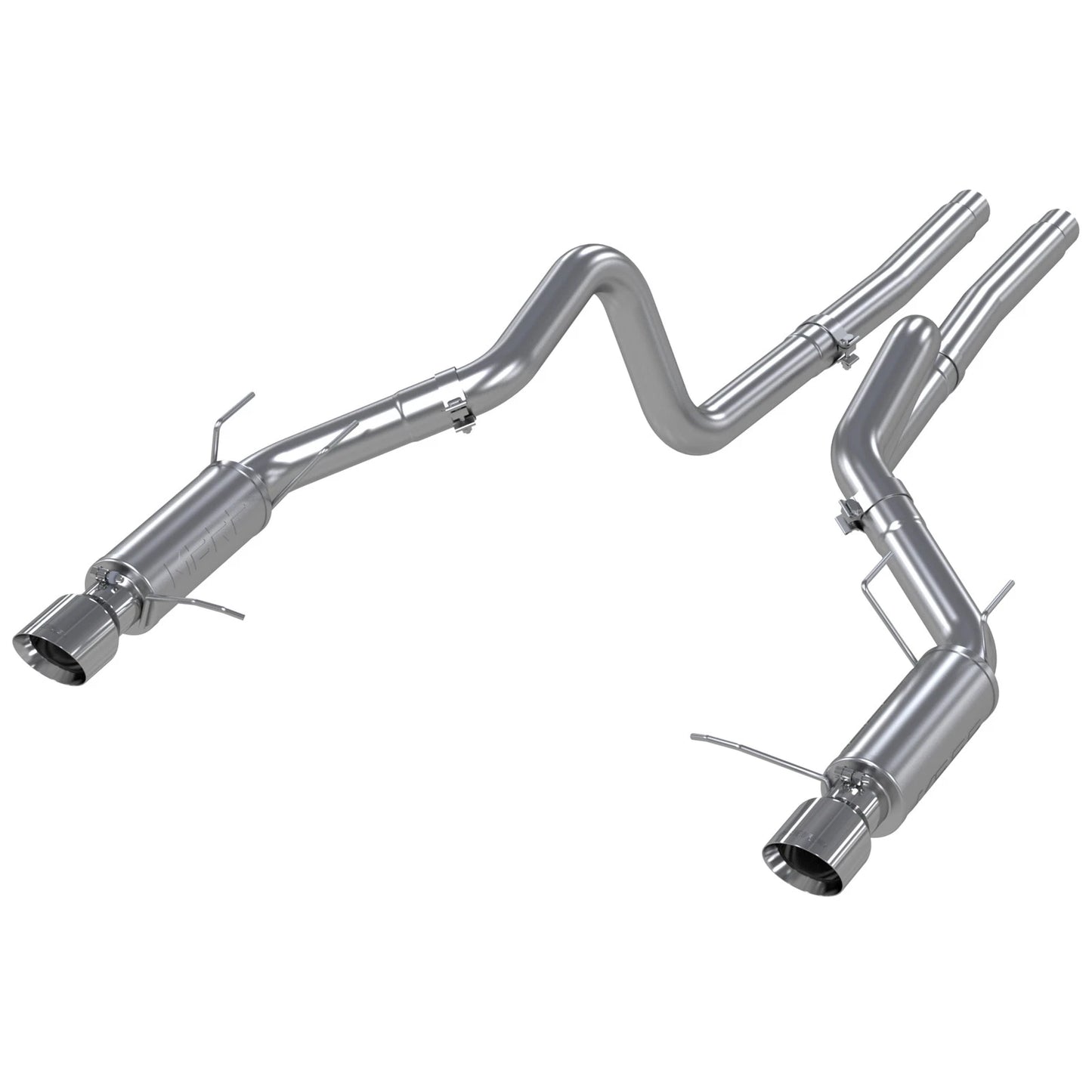 MBRP 11-12 Ford Shelby GT 500 T304 3in Cat Back Dual Split Rear Race Version 4.5in Tips