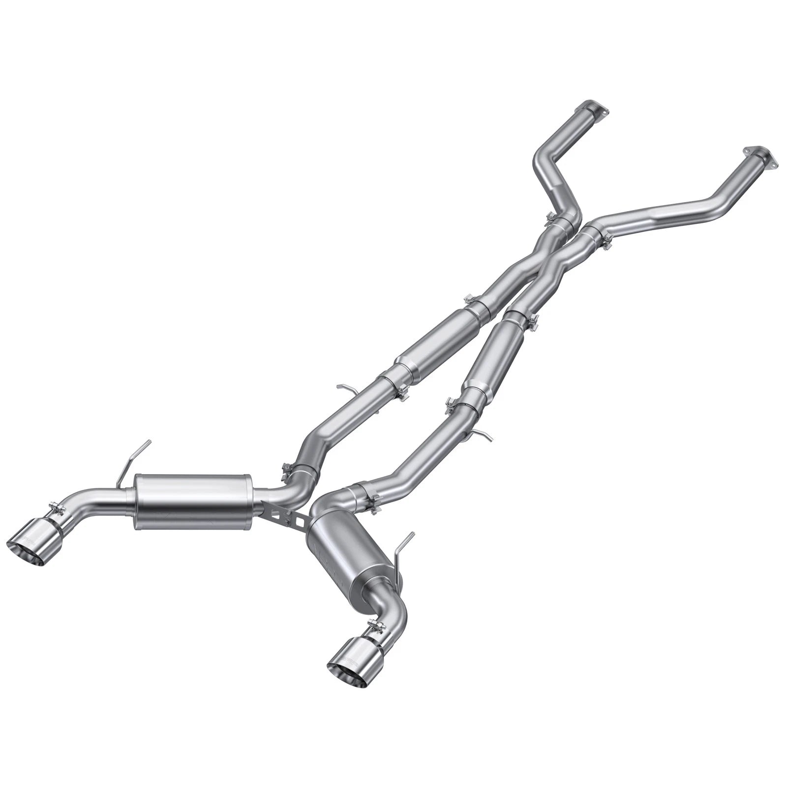 MBRP 16-22 Infiniti Q50 3.0L RWD/AWD 3in Cat-Back Dual Split Rear Street Version T304