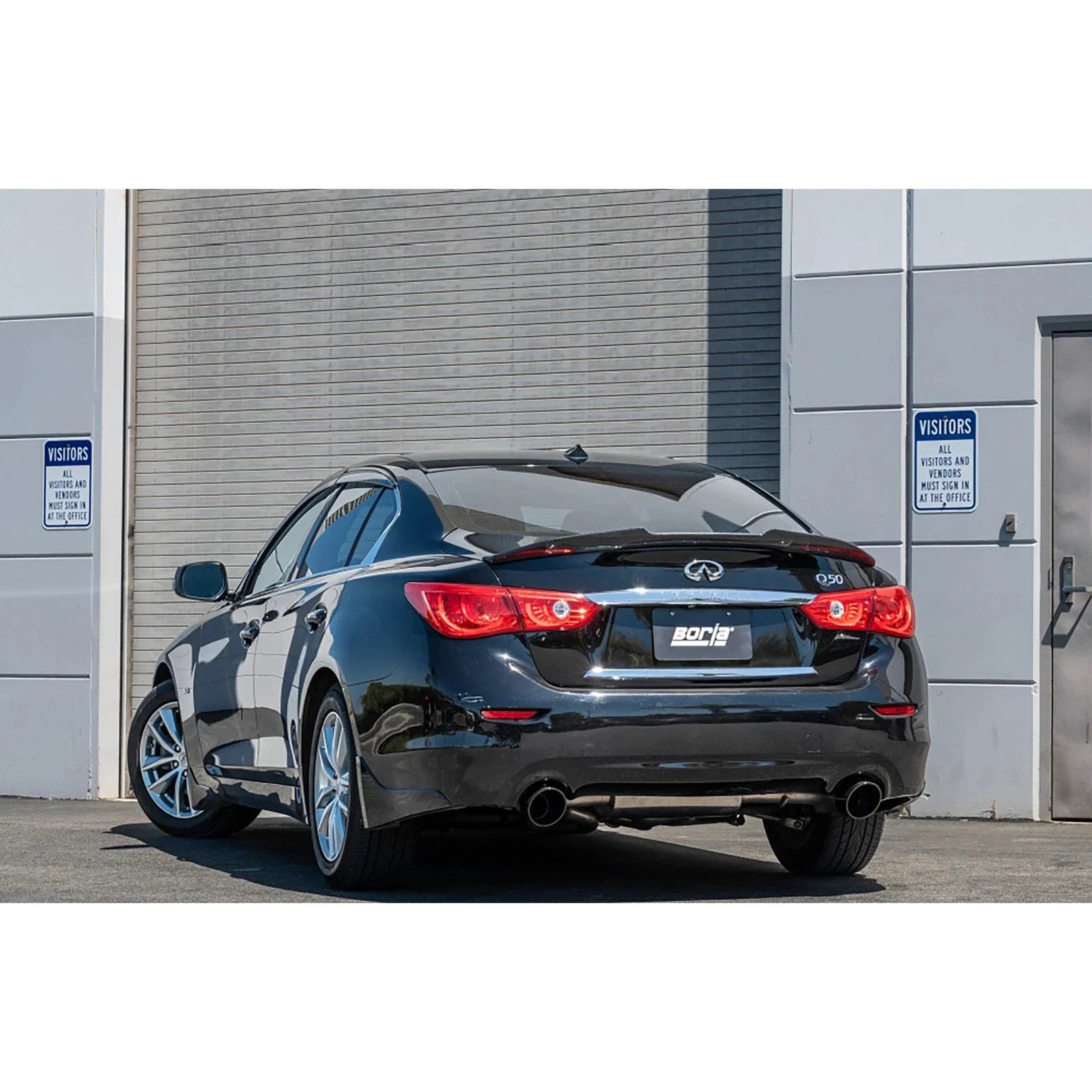 Borla 16-24 Infinity Q50 (Auto V6) ATAK Cat Back - 4.5in Chrome Tip