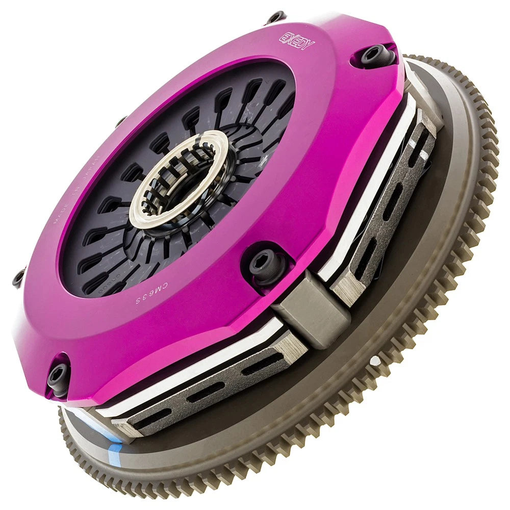 Exedy 96-06 Mitsubishi Evo 4-9 4G63T 2.0L Twin-Organic Stage 5 Clutch Kit (RACING USE ONLY)