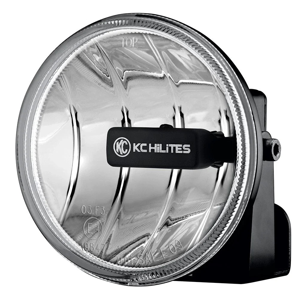 KC HiLiTES 4in. Gravity G4 LED Light 10w SAE/ECE Clear Fog Beam (Single)