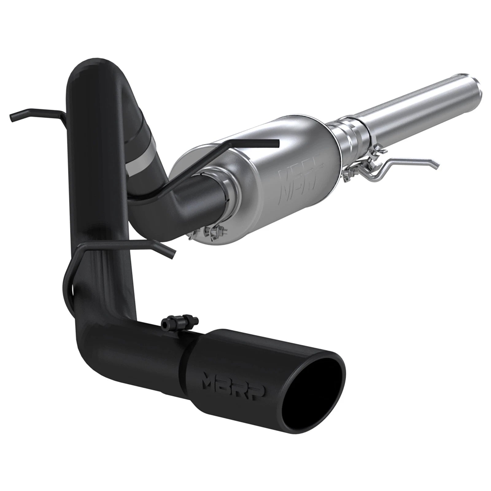 MBRP 14-17 Chevrolet Silverado 1500 4.3/5.3L 3in Cat Back Single Side Exit Black Exhaust