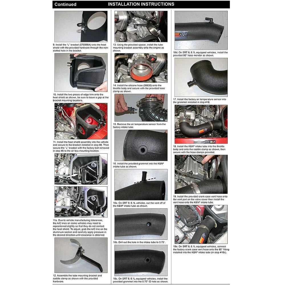 K&N 05-08 Magnum/06-10 Charger/08-10 Challenger / 05-10 Chrysler 300C  Gen II Perf Intake
