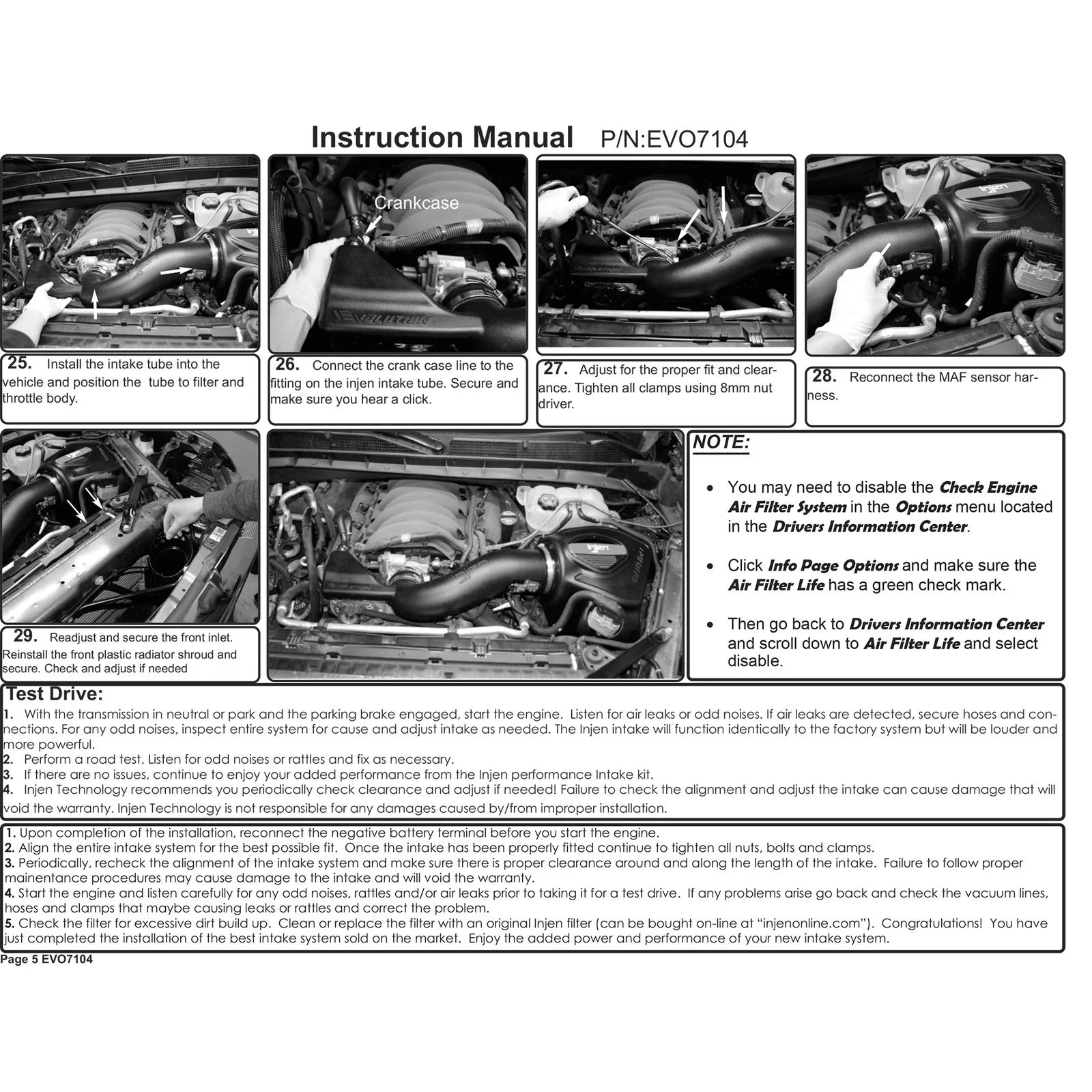 Injen 19-20 Chevrolet Silverado 1500 V8-5.3L Evolution Intake