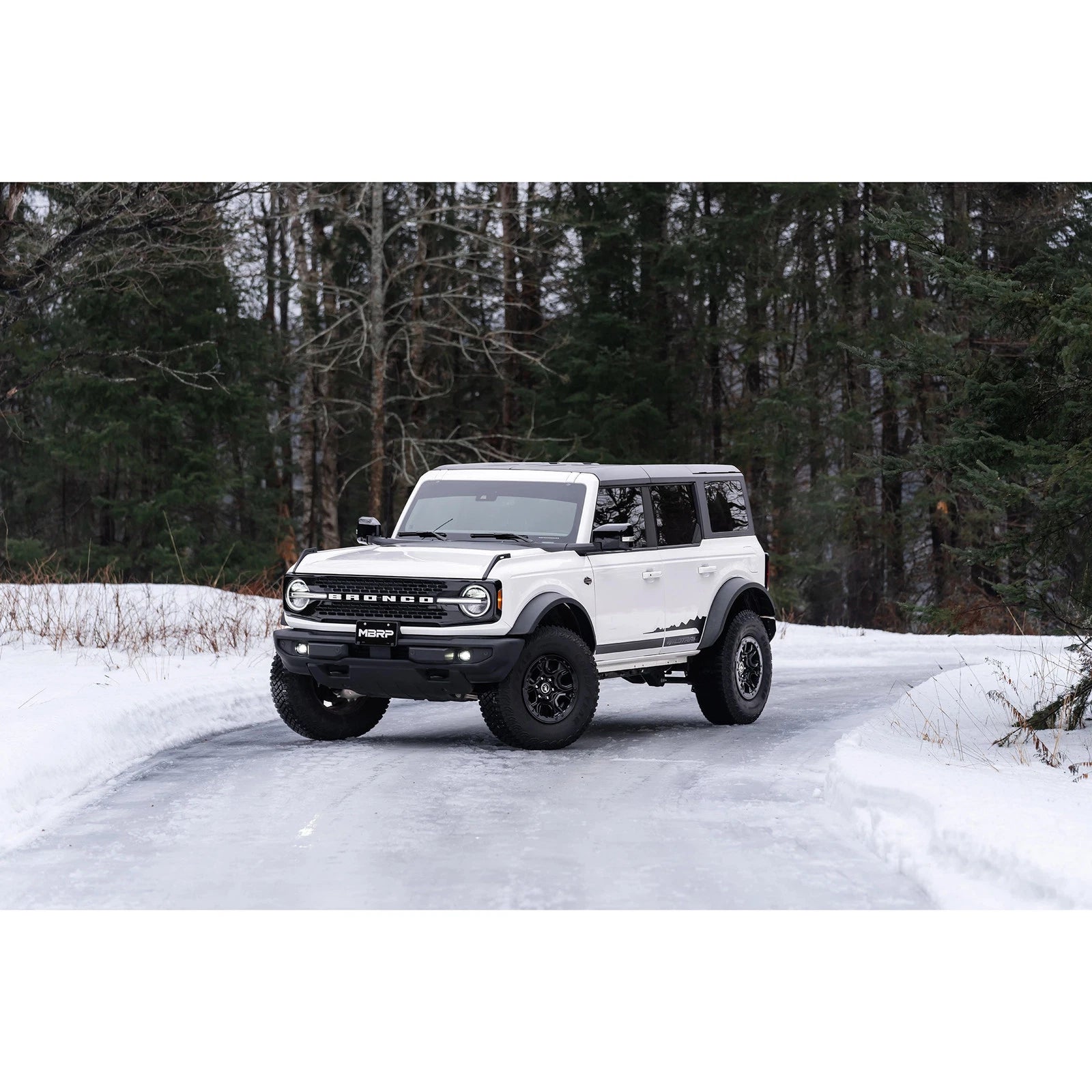 MBRP 21-22 Ford Bronco 2.3/2.7L EcoBoost 2/4-Dr 3in Catback Dual Split Rear Exit Aluminized Steel