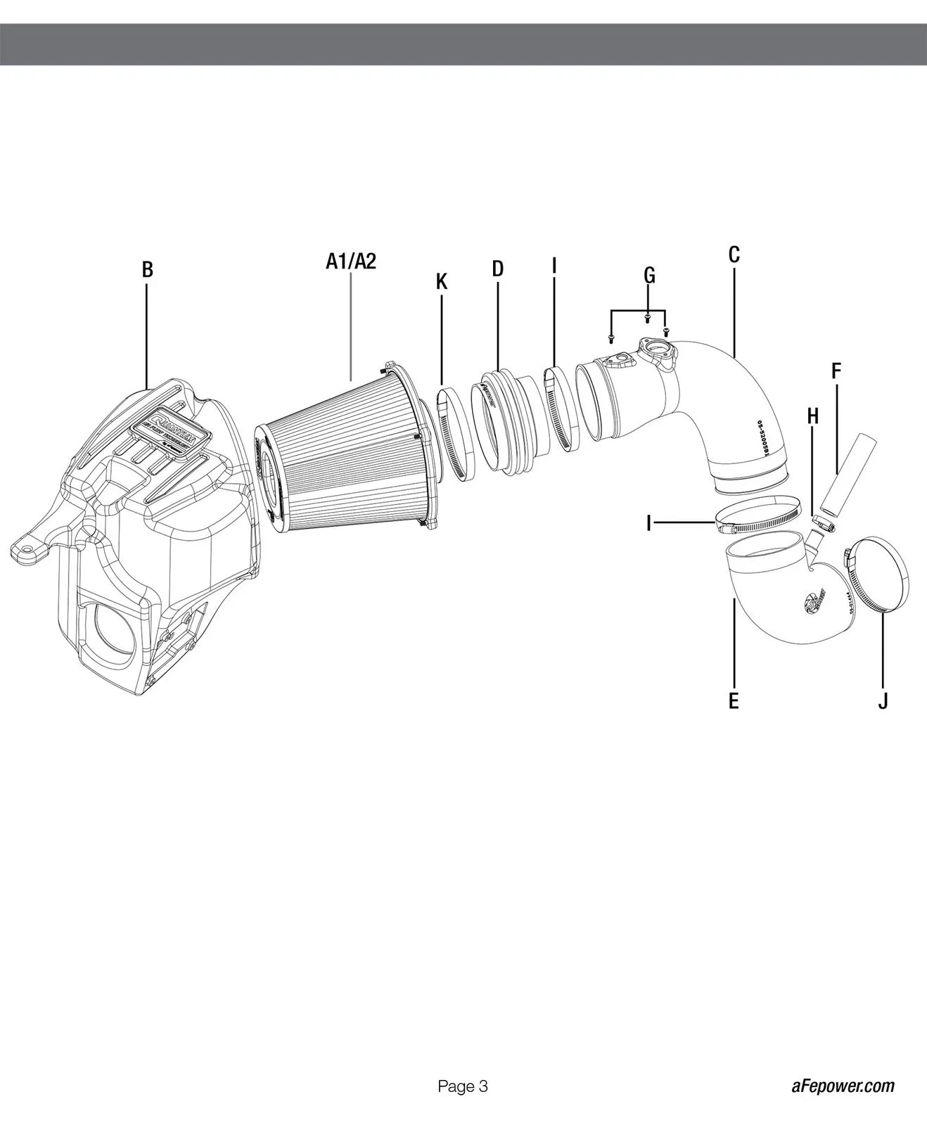 aFe Quantum Pro 5R Cold Air Intake System 13-18 Dodge Cummins L6-6.7L - Oiled