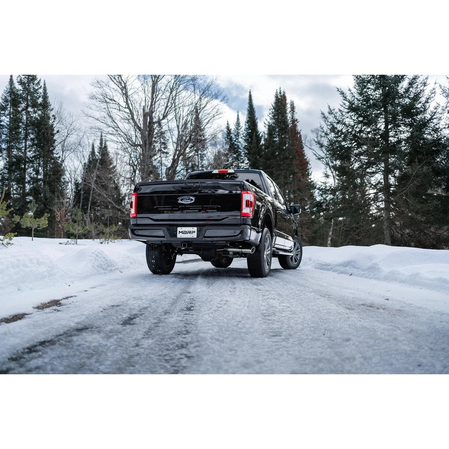 MBRP 2021+ F-150 2.7L/ 3.5L Ecoboost, 5.0L Single Side 3in T304 Catback Exhaust