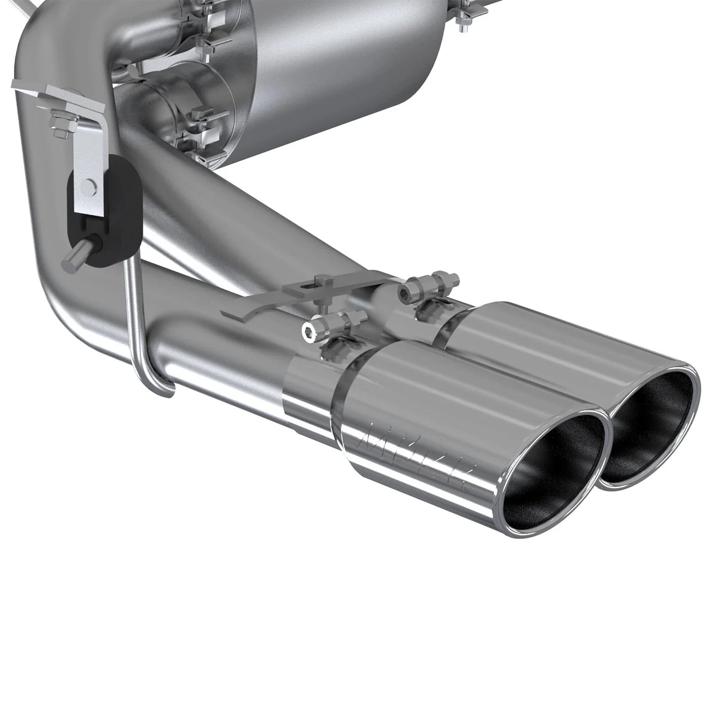 MBRP 2019+ Chevrolet Silverado 1500 4.5L/5.3L Pre-Axle Dual Side Exit w/ 4in OD Tip - AL