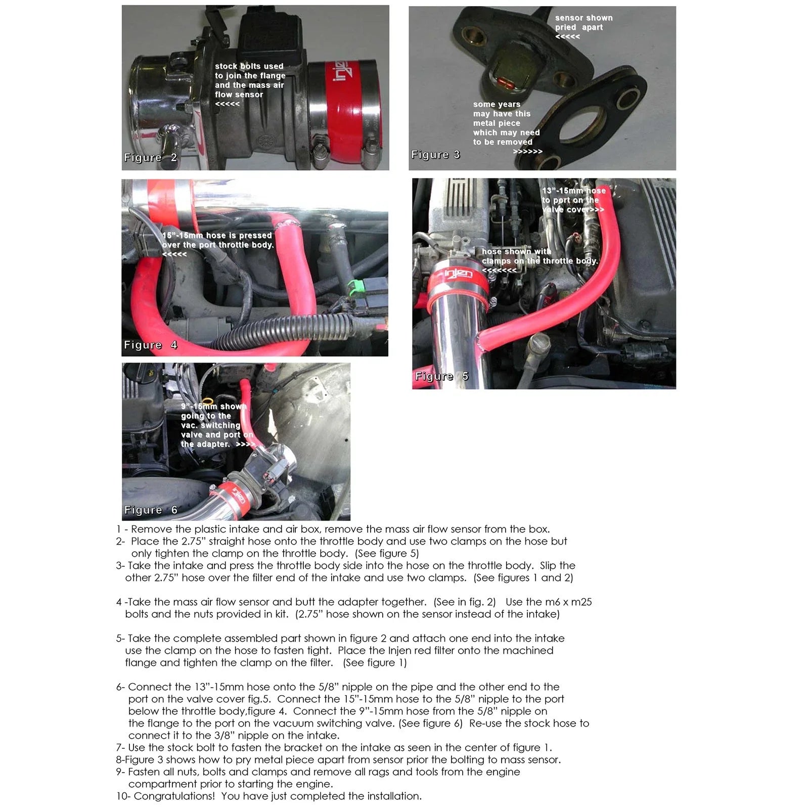 Injen 89-90 Nissan 240SX L4 2.4L Black IS Short Ram Cold Air Intake