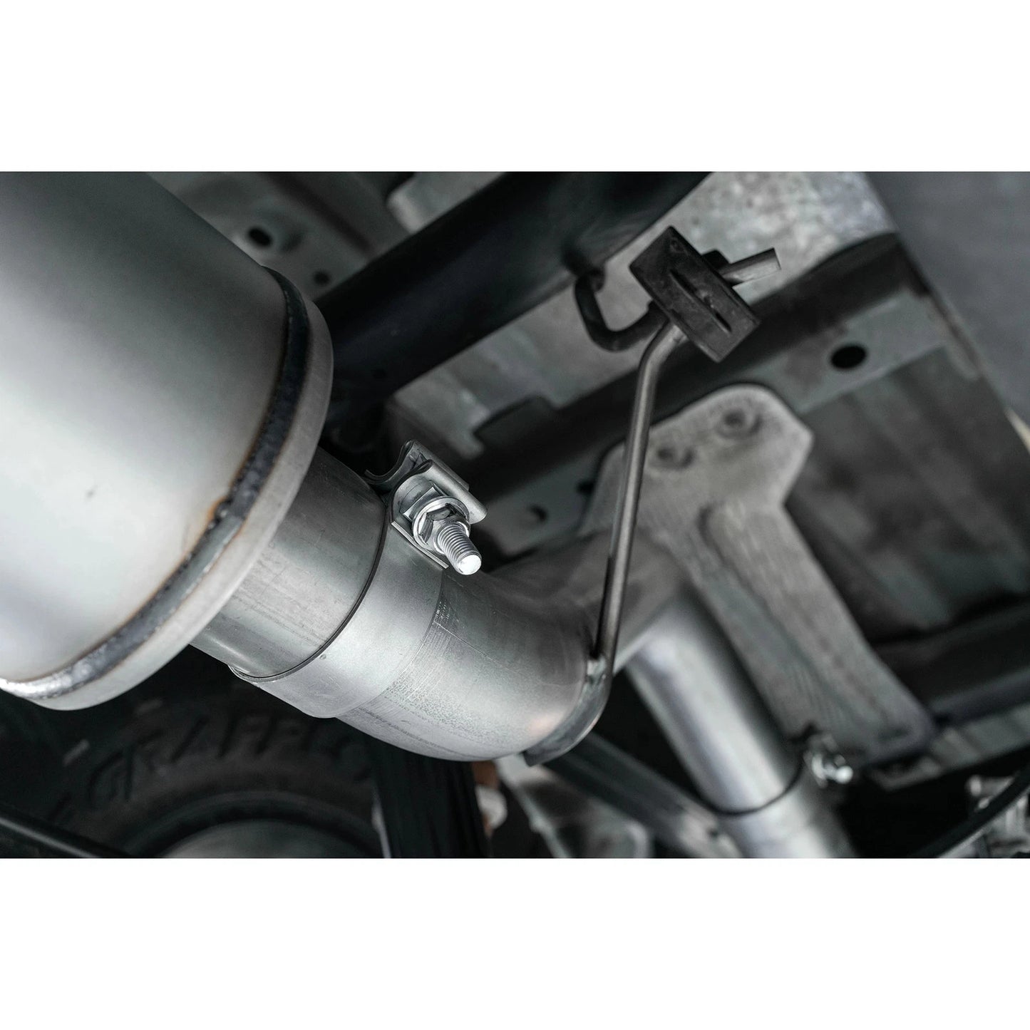 MBRP 2019 Ford Ranger Ecoboost 2.3L 4in OD Tip Single Side Exit 3in AL Cat Back