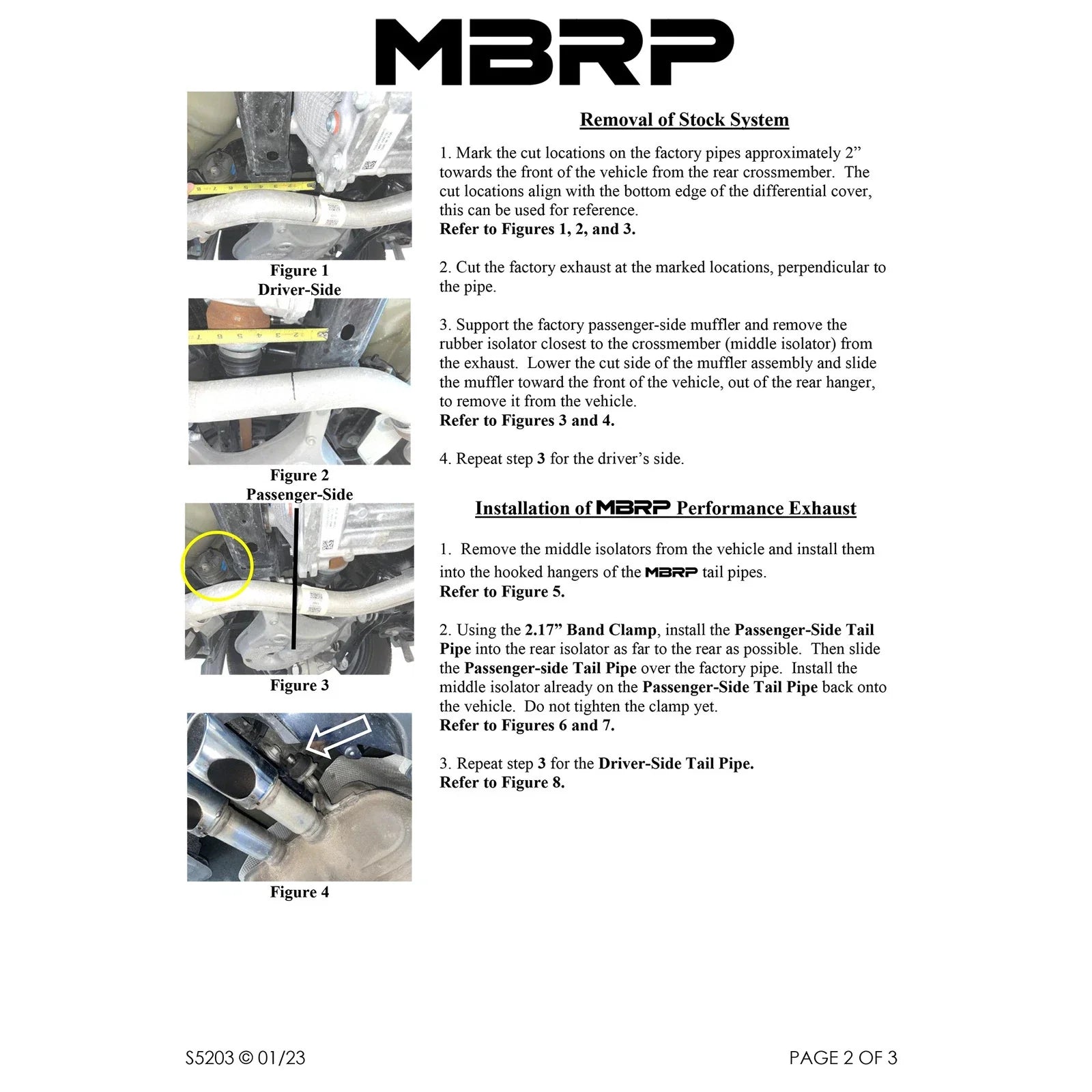 MBRP 20-21 Ford Explorer ST 3.0L EcoBoost Dual Rear Exit Axle Back w/ Quad Tip AL Exhaust System