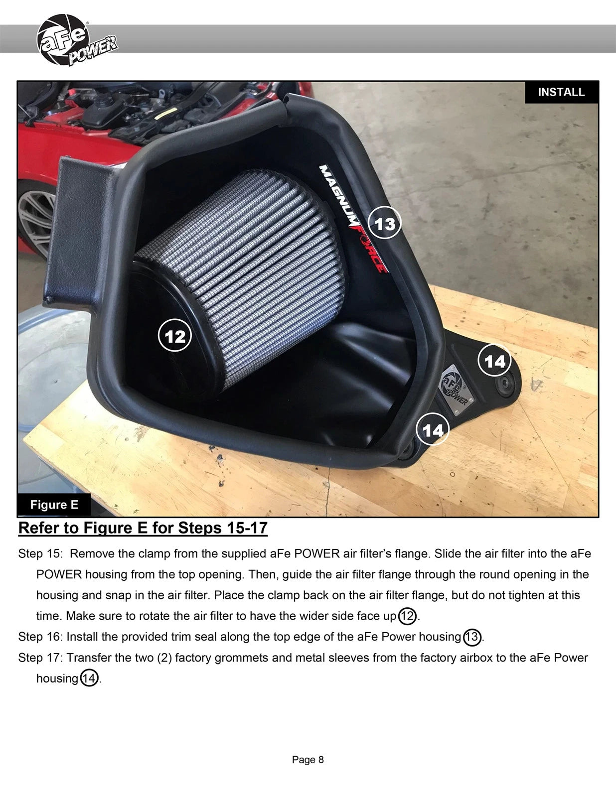 aFe POWER Magnum FORCE Stage-2 Pro Dry S Cold Air Intake System 06-13 BMW 3 Series L6-3.0L Non Turbo