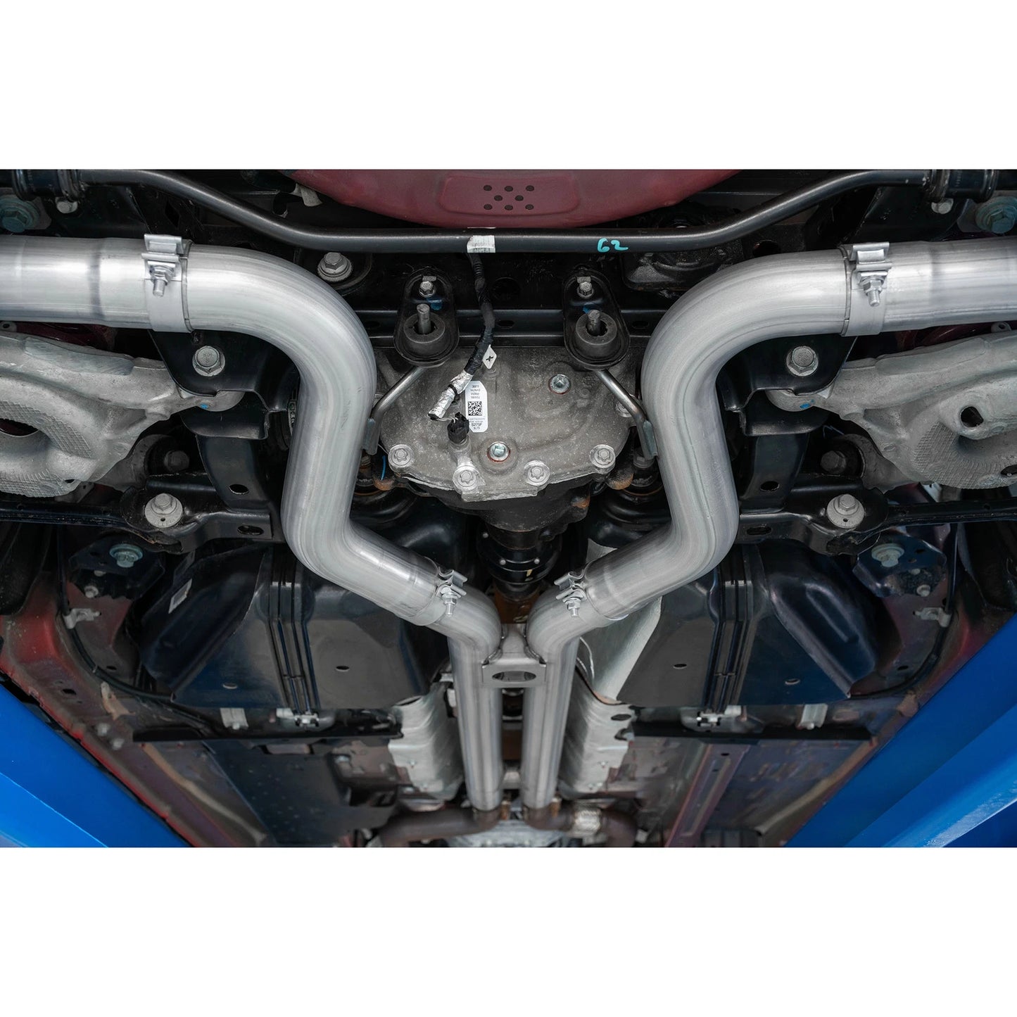 MBRP 18-19 Ford Mustang GT 5.0 3in Dual Split Rear AL Cat Back w/ Quad 4.0in Dual Wall Tips