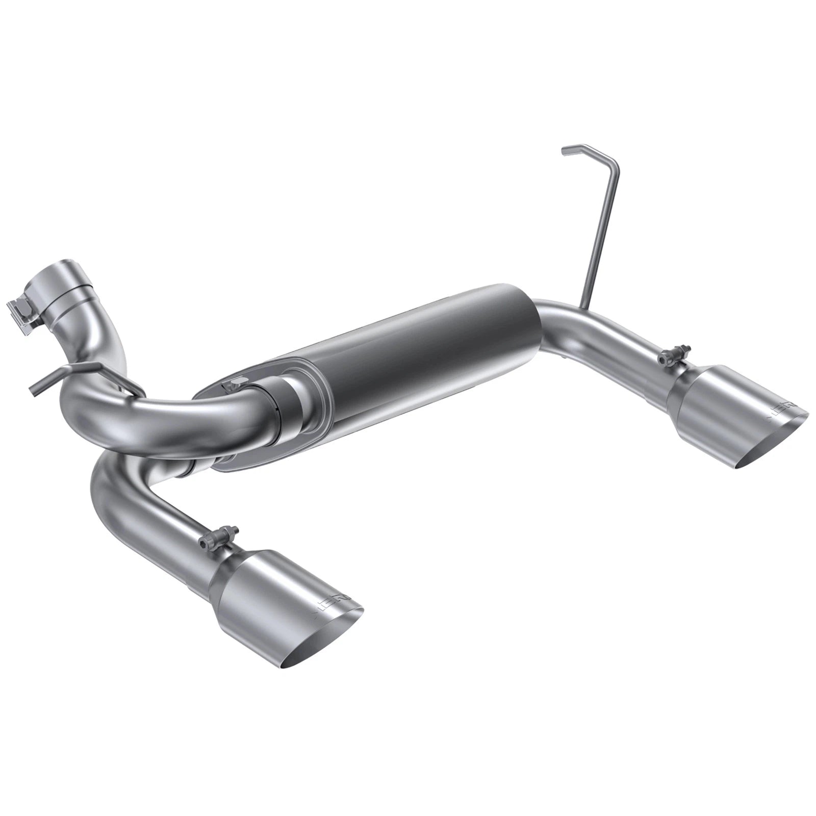 MBRP 07-14 Jeep Wrangler/Rubicon 3.6L/3.8L V6 Axle-Back Dual Rear Exit Aluminum Performance Exhaust
